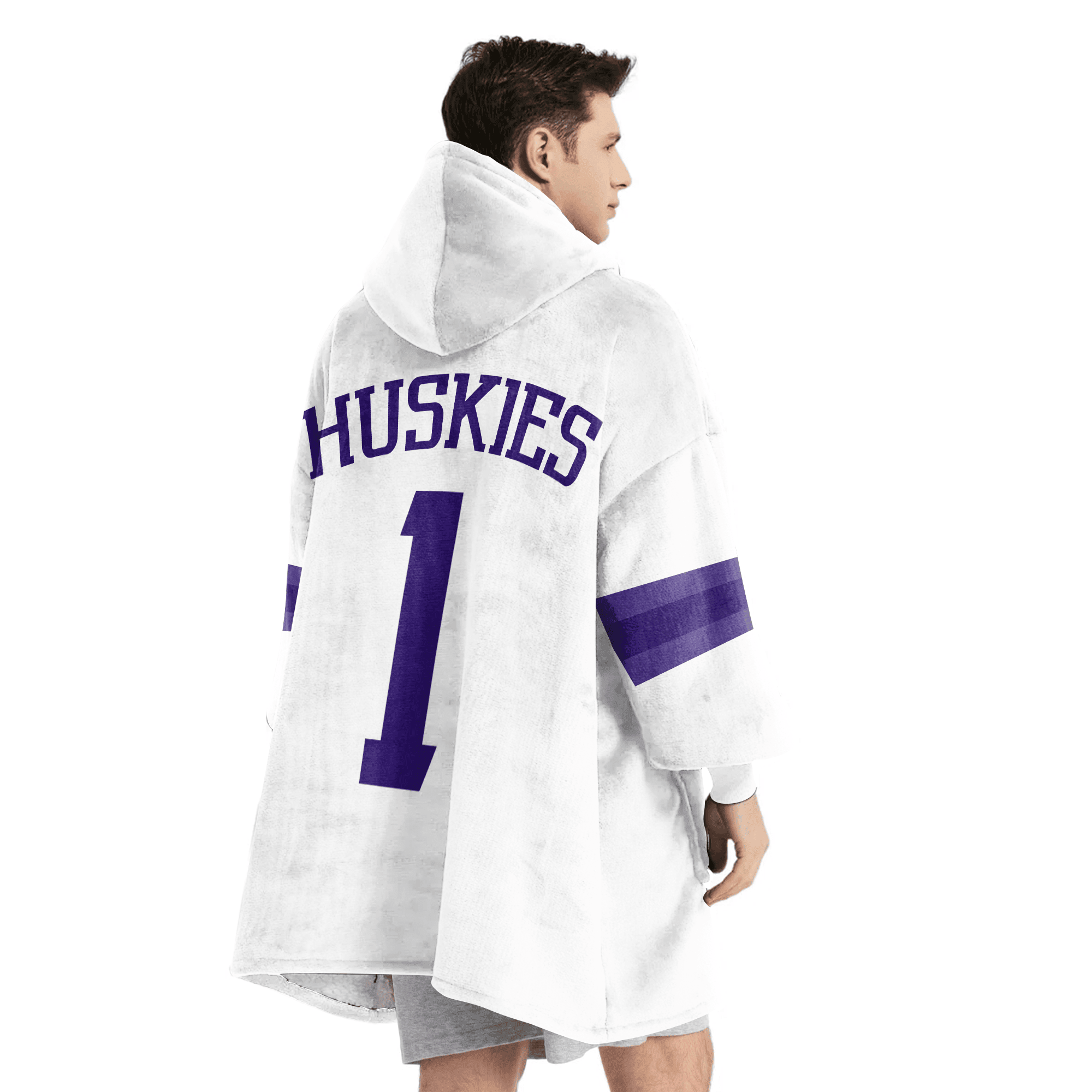 Adult 1 Washington Football Unisex Blanket Hoodie