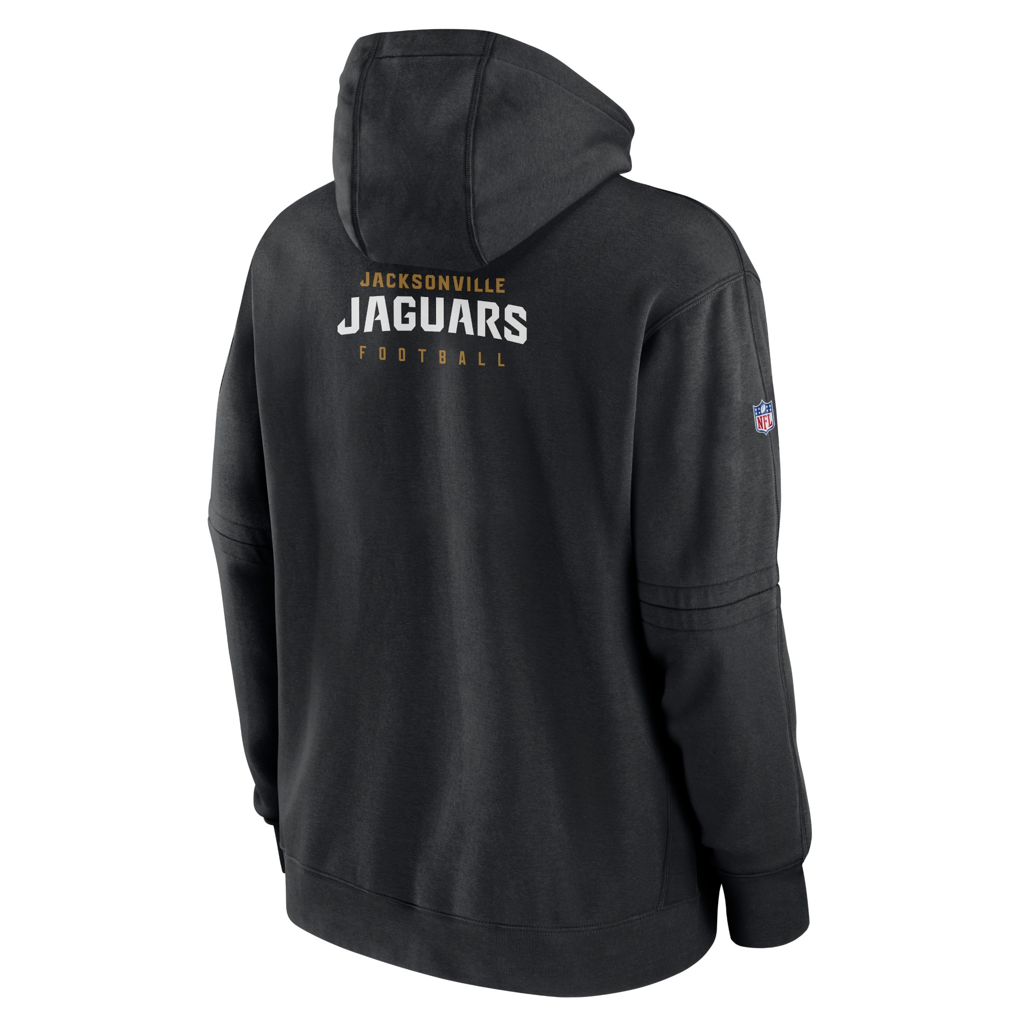 Jacksonville Jaguars  Sideline Club Fleece Pullover Hoodie - Black