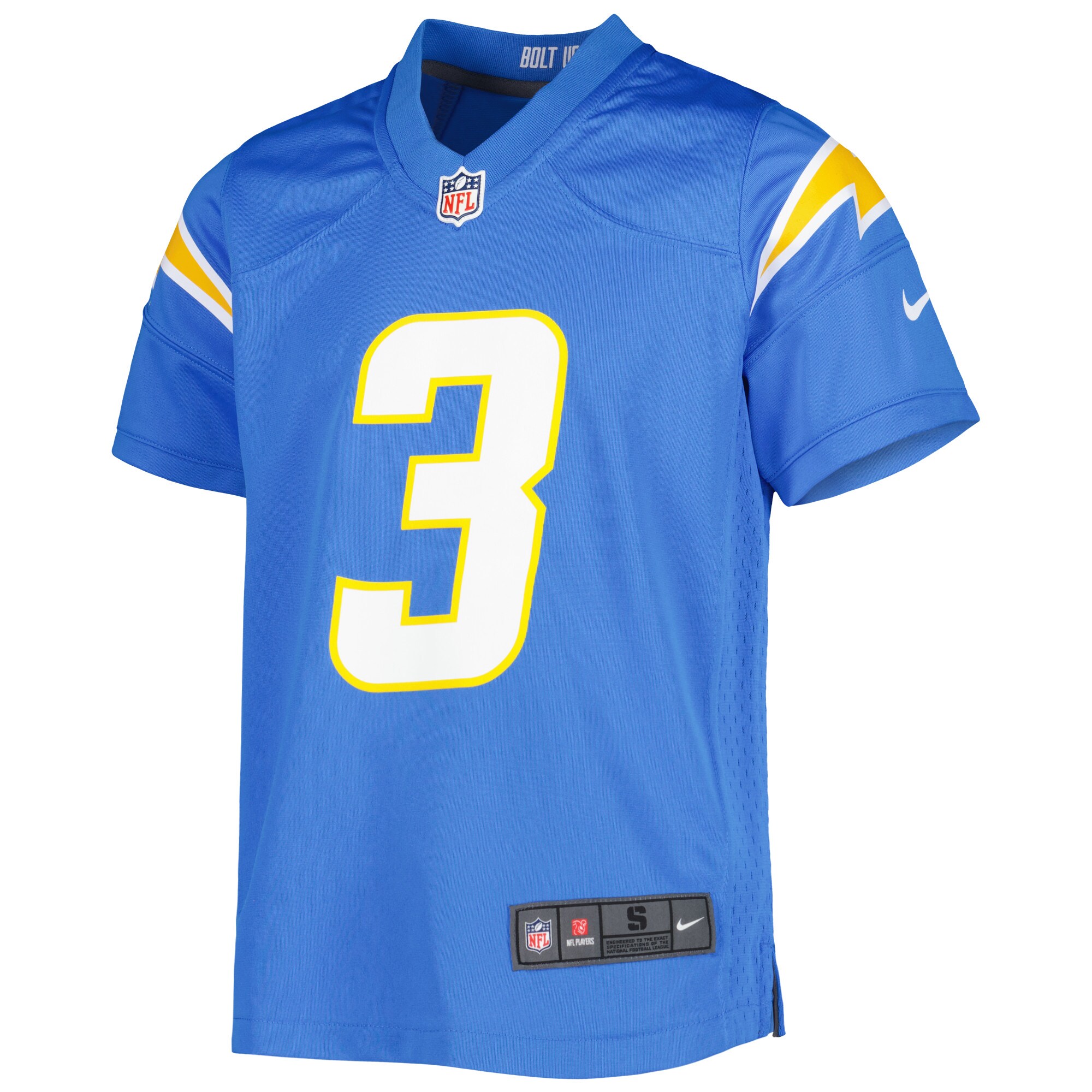 Derwin James Los Angeles Chargers Youth Game Jersey - Powder Blue