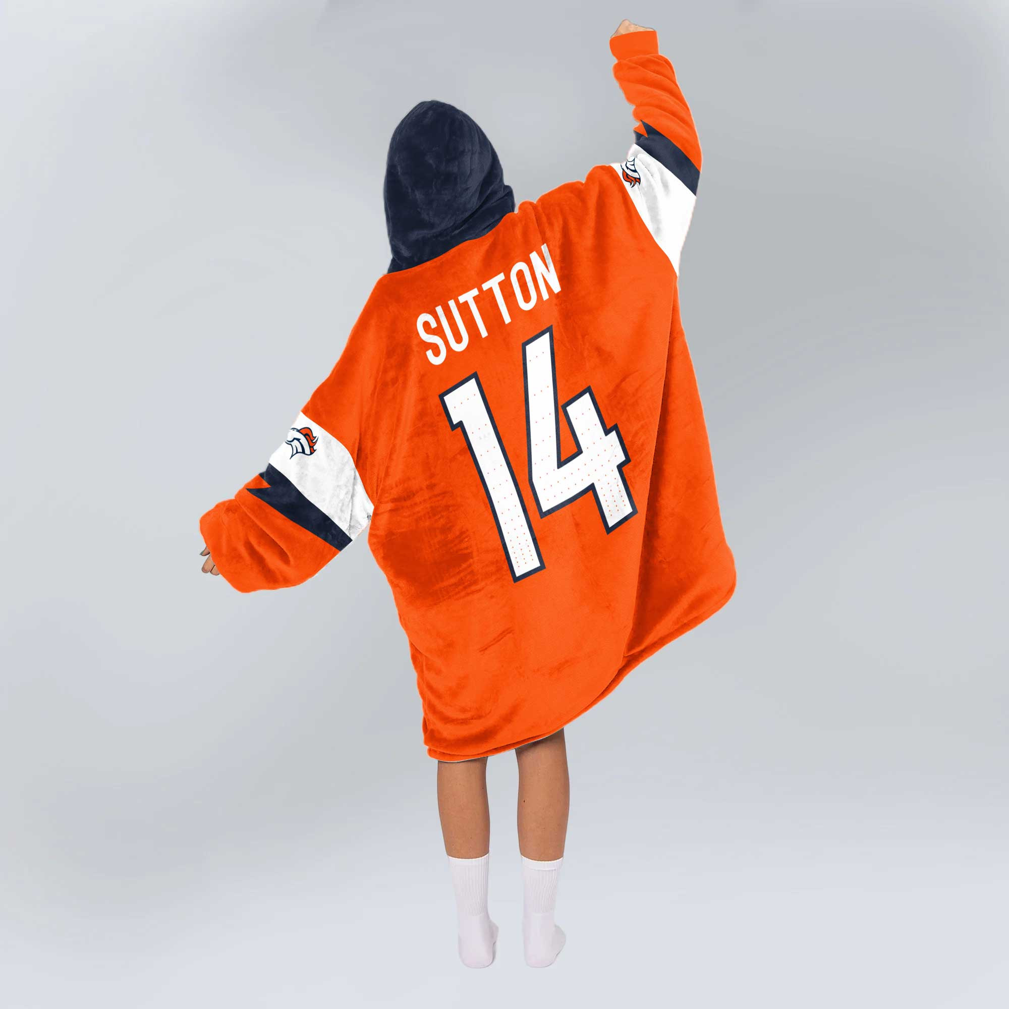 Adult C.S 14 Denver Football Unisex Blanket Hoodie