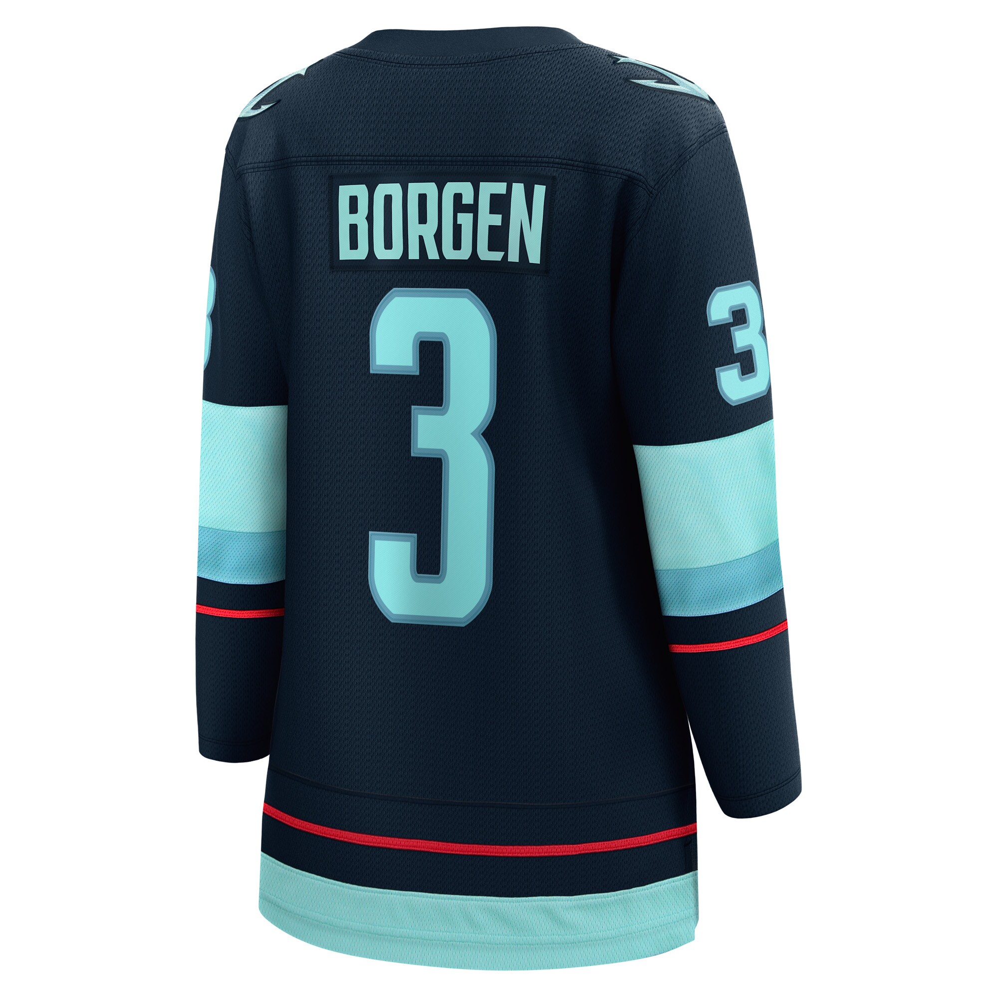 Will Borgen Seattle Kraken Women's Home Breakaway Player Jersey - Deep Sea Blue