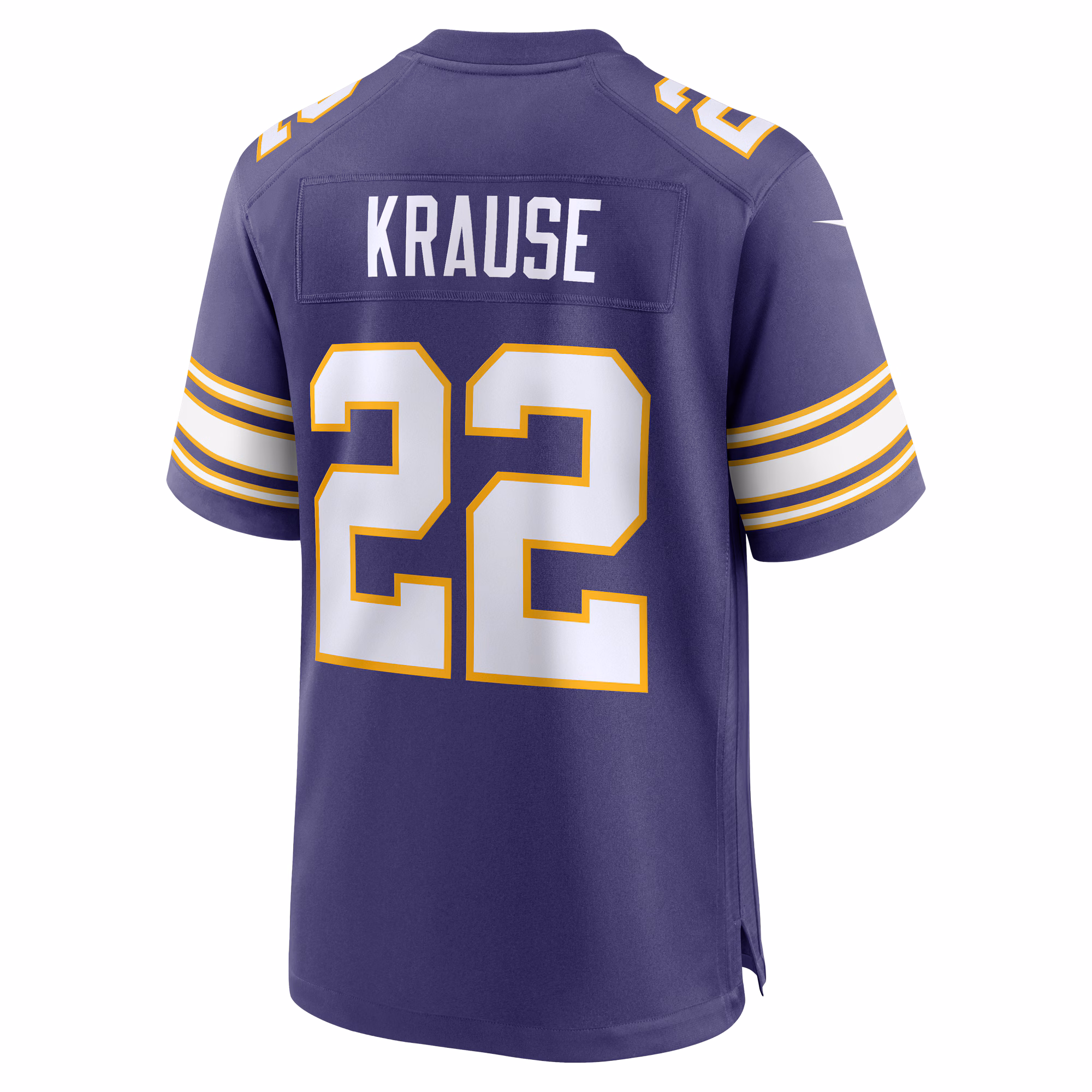 Paul Krause Minnesota Vikings Classic Retired Player Jersey - Purple