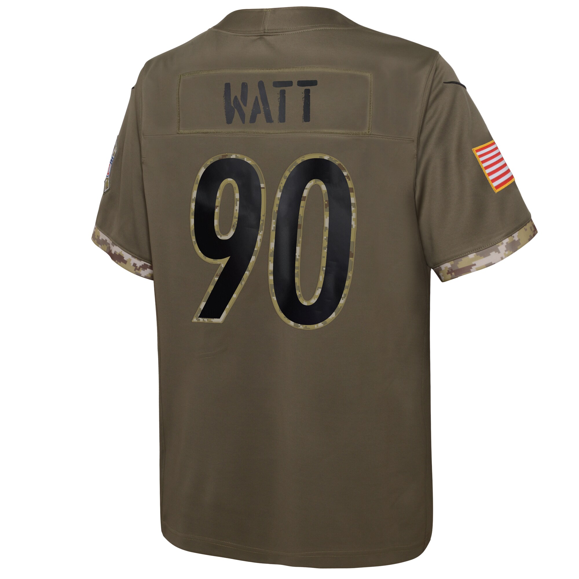 Pittsburgh Steelers  Youth 2022 Salute To Service Player Limited Jersey - Olive