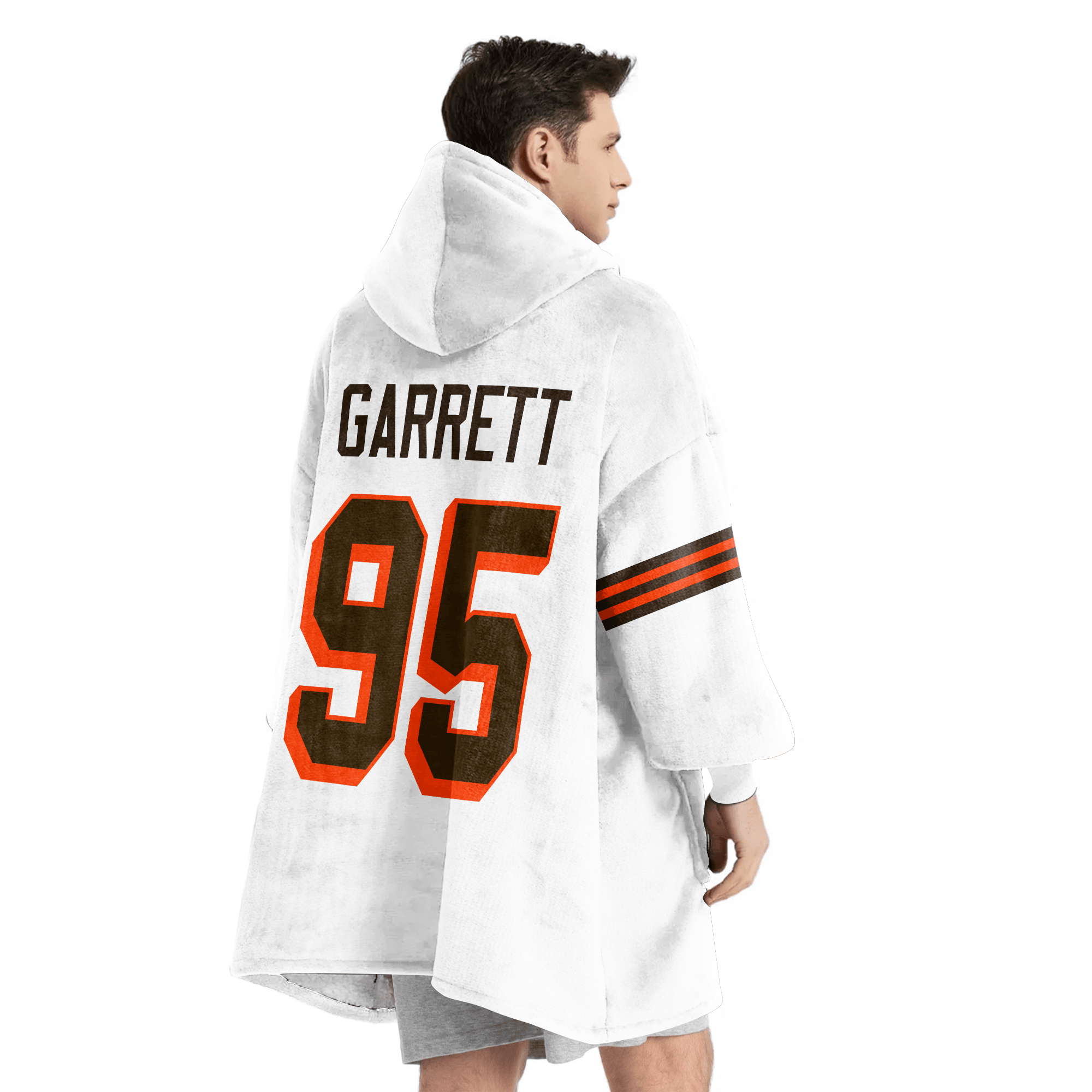 Adult M.G 95 Captain Cleveland Football Unisex Blanket Hoodie