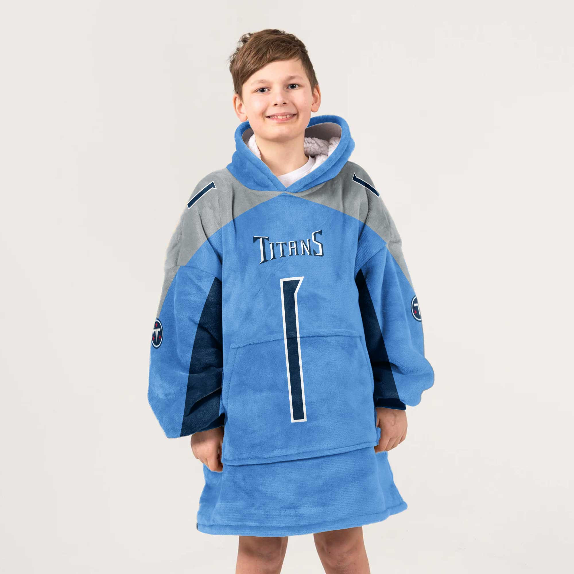 Kid C.W 1 Tennessee Football Unisex Blanket Hoodie