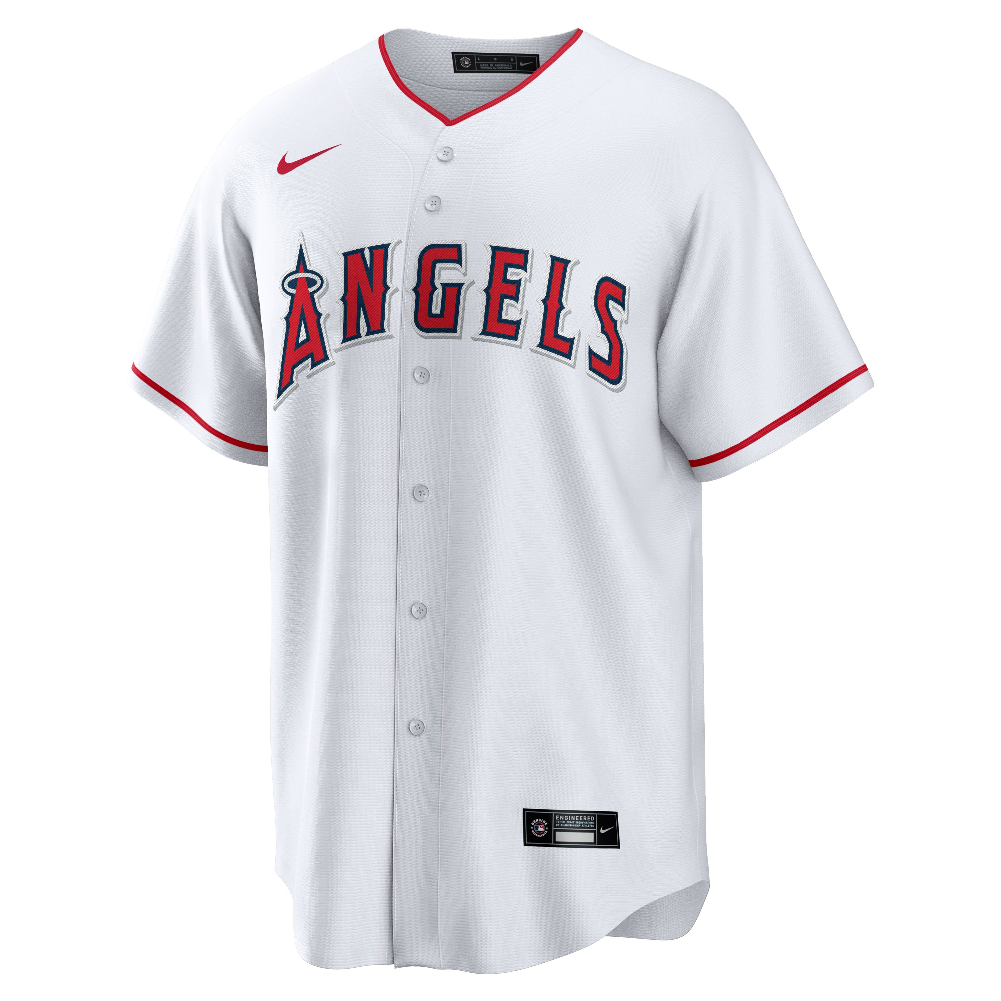Men's Los Angeles Angels José Quijada  White Home  Replica Player Jersey