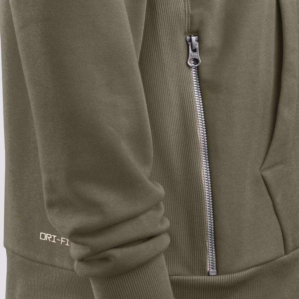 Men's San Francisco 49ers 49ers Olive 2025 Salute to Service Sideline Standard Issue Dri-FIT Hoodie