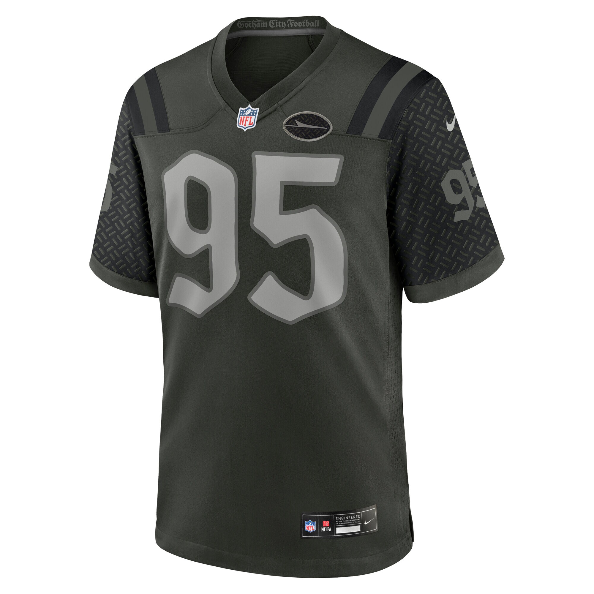 Quinnen Williams #95 New York Jets 2025 Rivalries Collection Game Jersey - Gotham Green