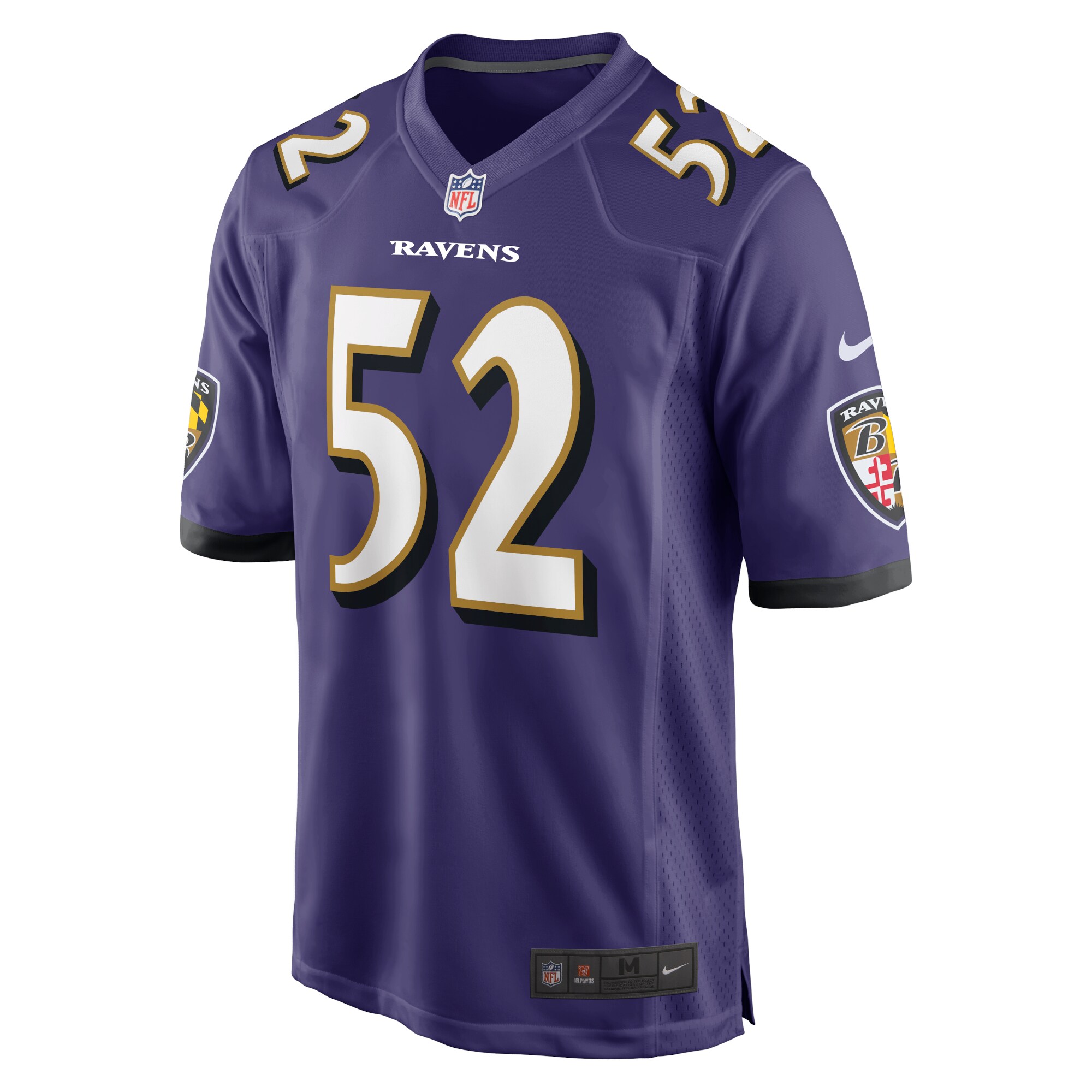 Ray Lewis Baltimore Ravens  Retired Player Game Jersey - Purple