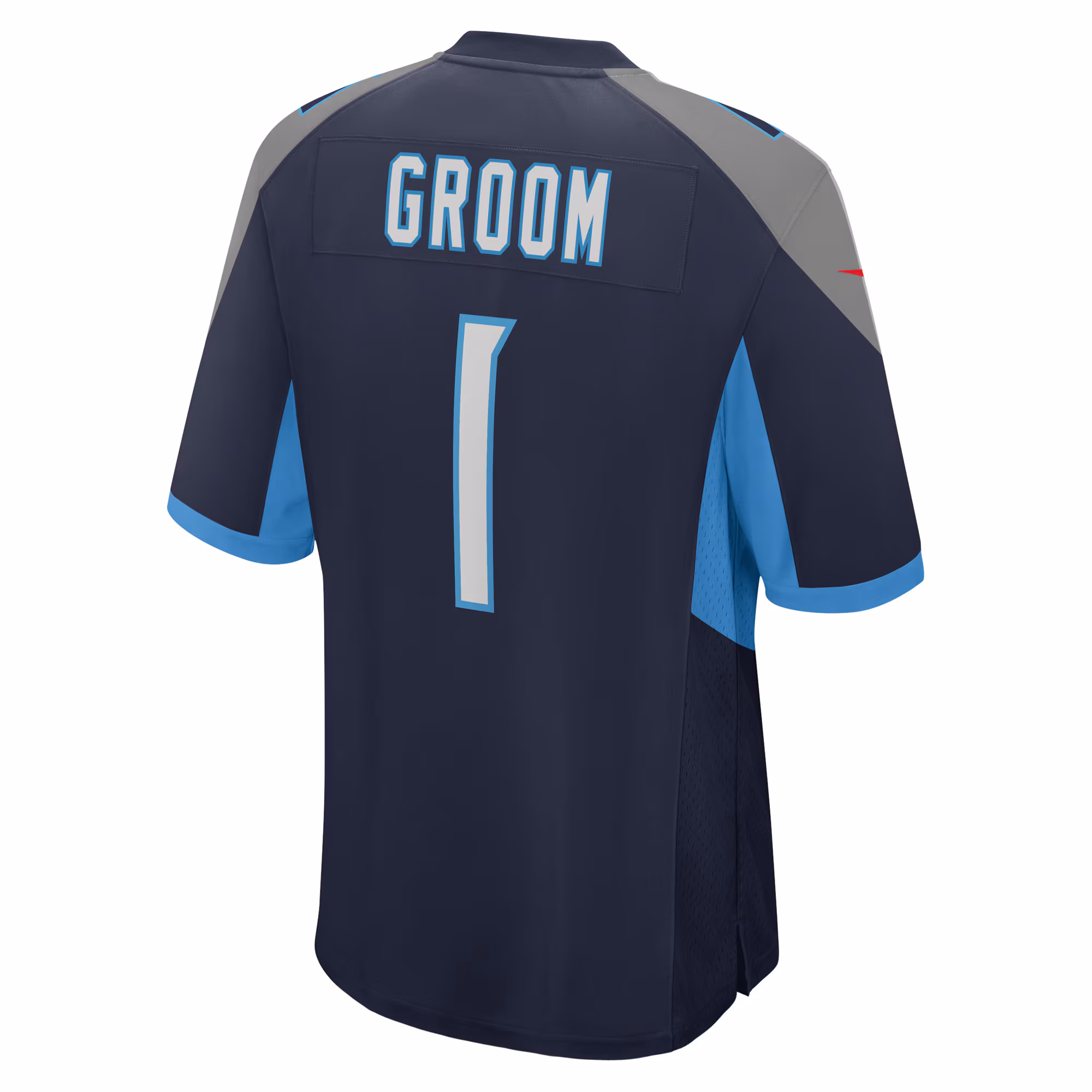 Number 1 Groom Tennessee Titans Game Jersey - Navy