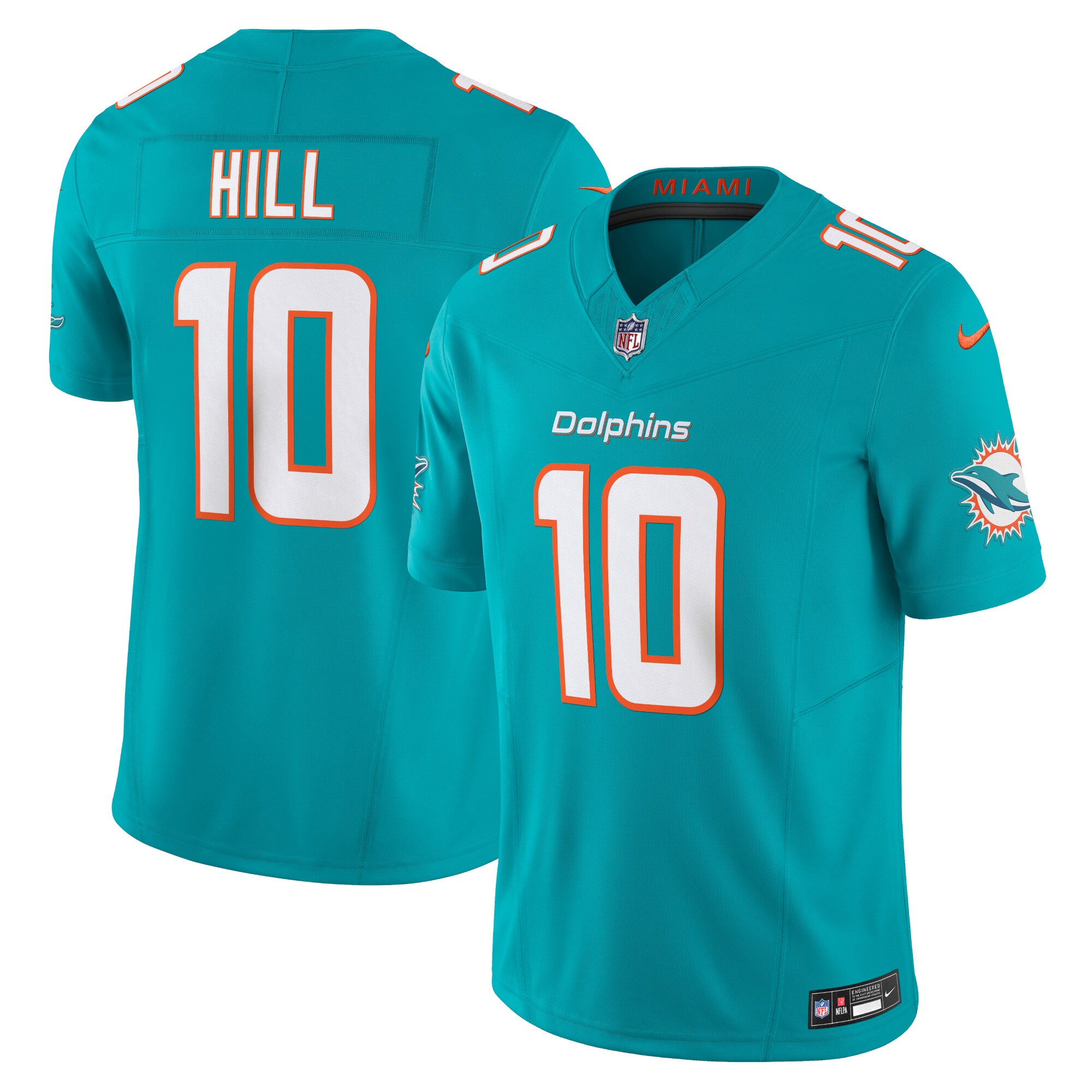 Tyreek Hill Miami Dolphins  Vapor F.U.S.E. Limited Jersey - Aqua
