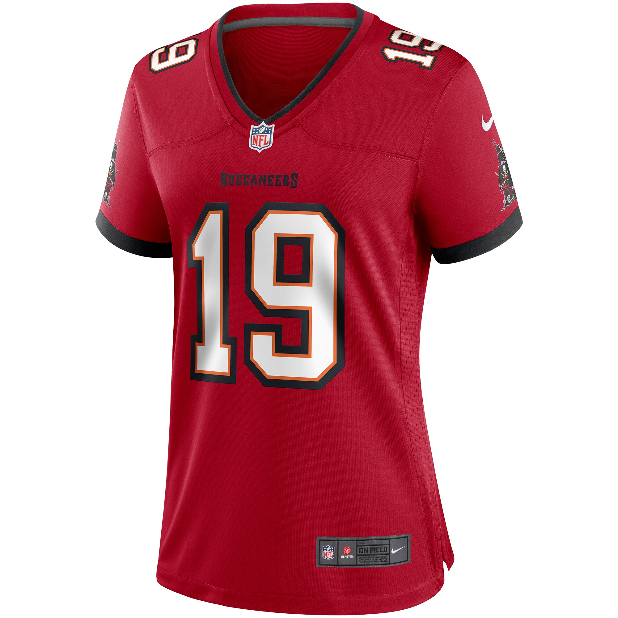 Keyshawn Johnson Tampa Bay Buccaneers  Women's Game Retired Player Jersey - Red