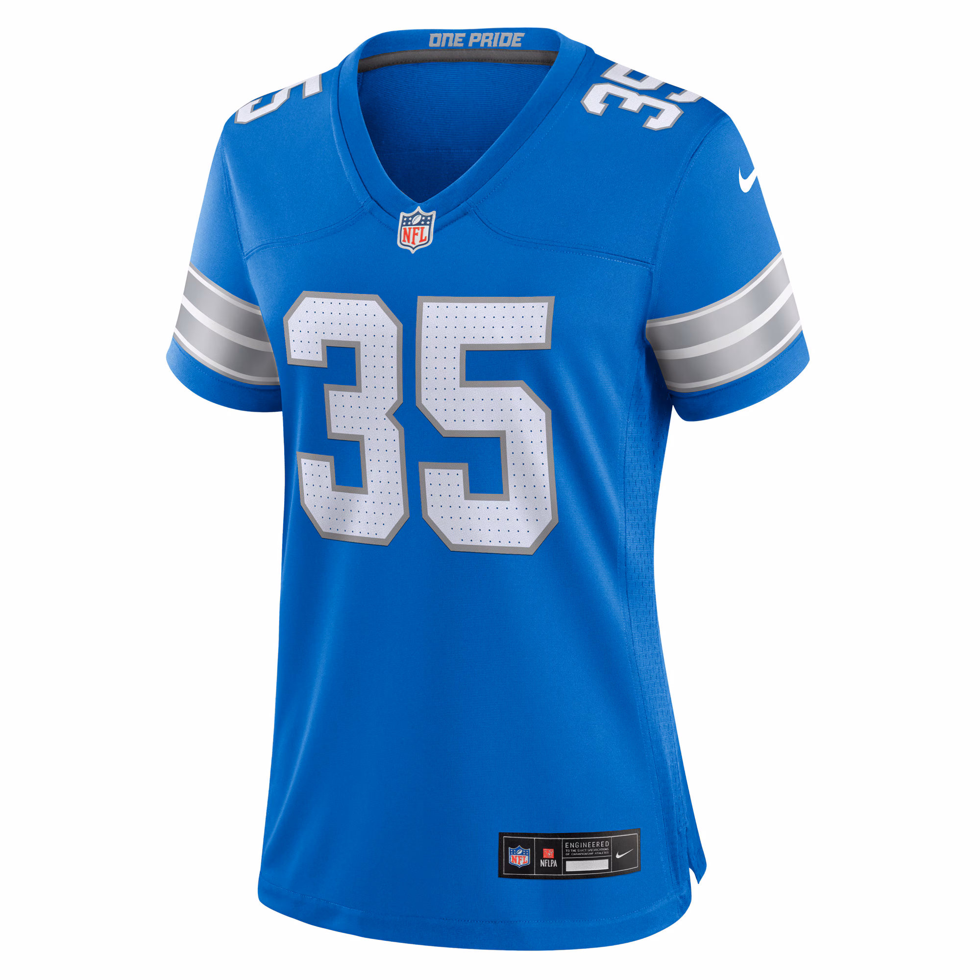 Chelen Garnes Detroit Lions Women's Game Jersey -  Blue