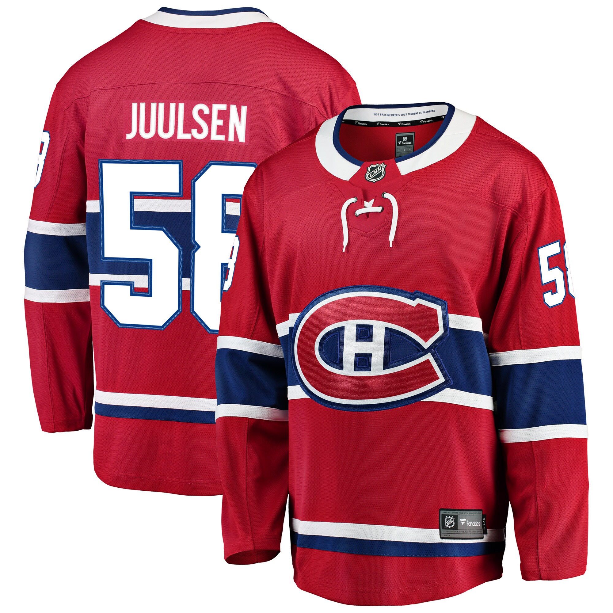 Noah Juulsen Montreal Canadiens Breakaway Player Jersey - Red