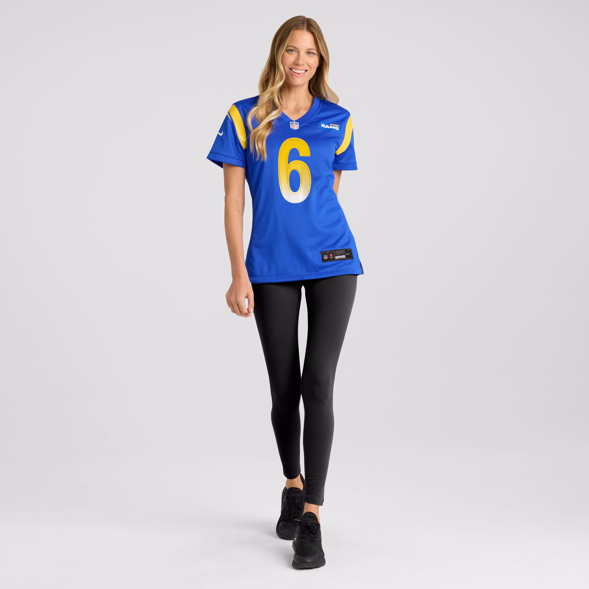 Tre'Vius Hodges-Tomlinson Los Angeles Rams Women's Team Game Jersey -  Royal
