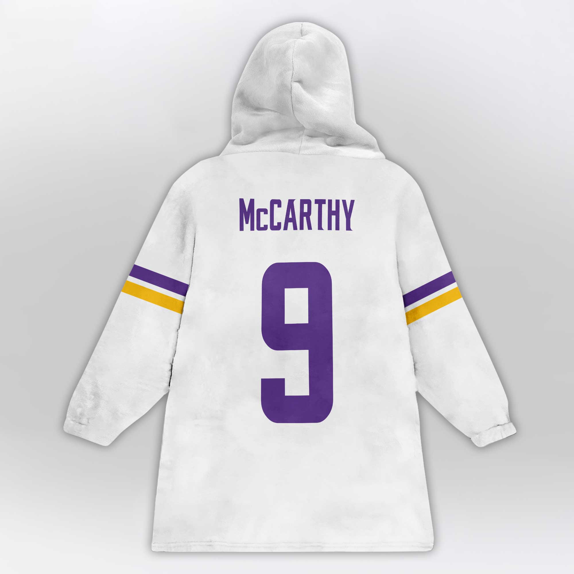 Kid 9 Minnesota Football Unisex Blanket Hoodie