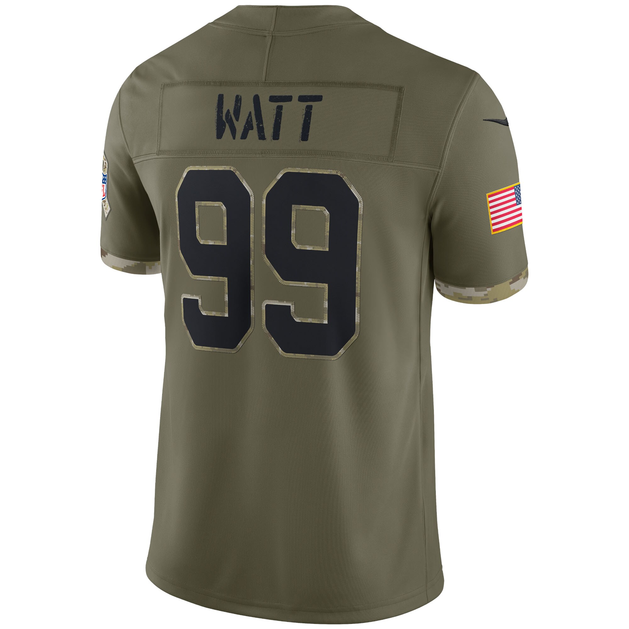 J.J. Watt Arizona Cardinals  2022 Salute To Service Limited Jersey - Olive