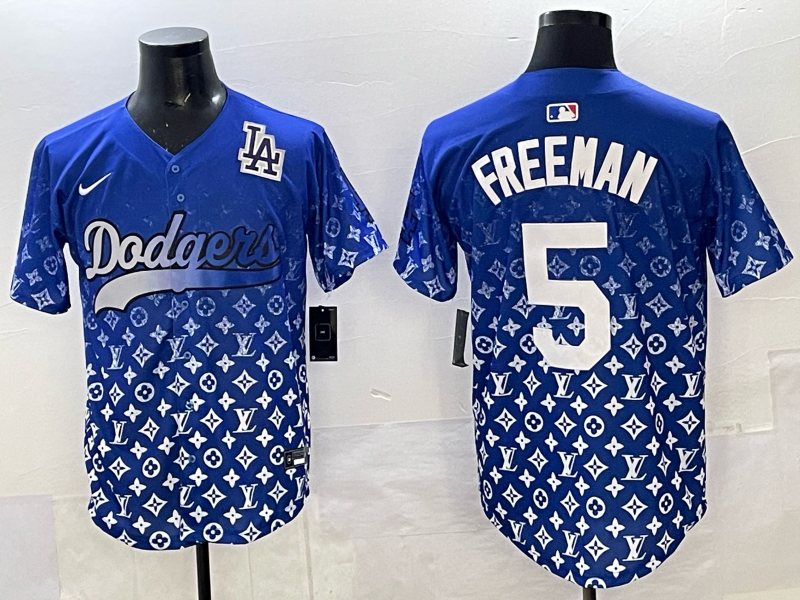 Men's #5 Freddie Freeman Los Angeles Dodgers 2025 Custom Cool Jersey