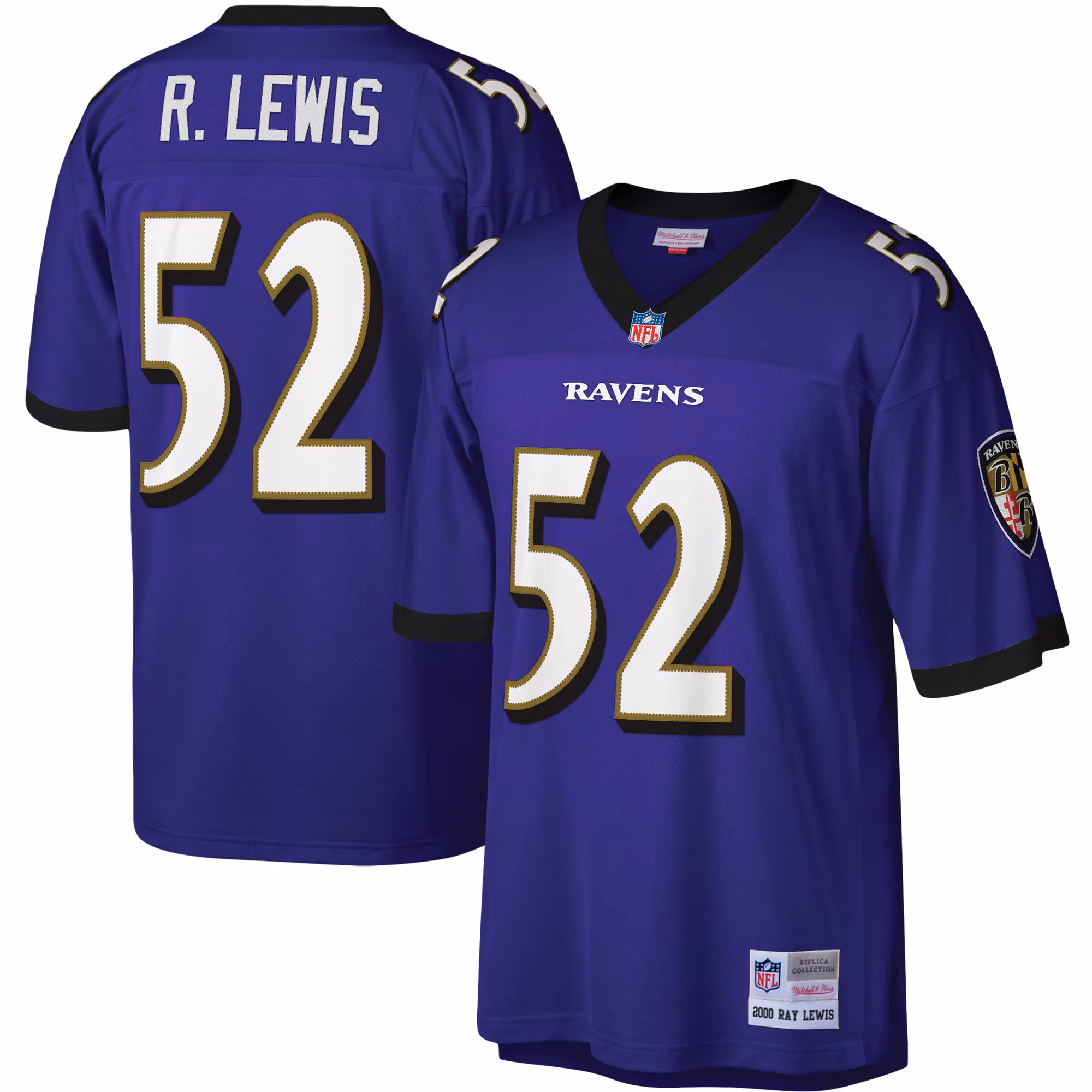 Ray Lewis Baltimore Ravens Legacy Replica Jersey - Purple