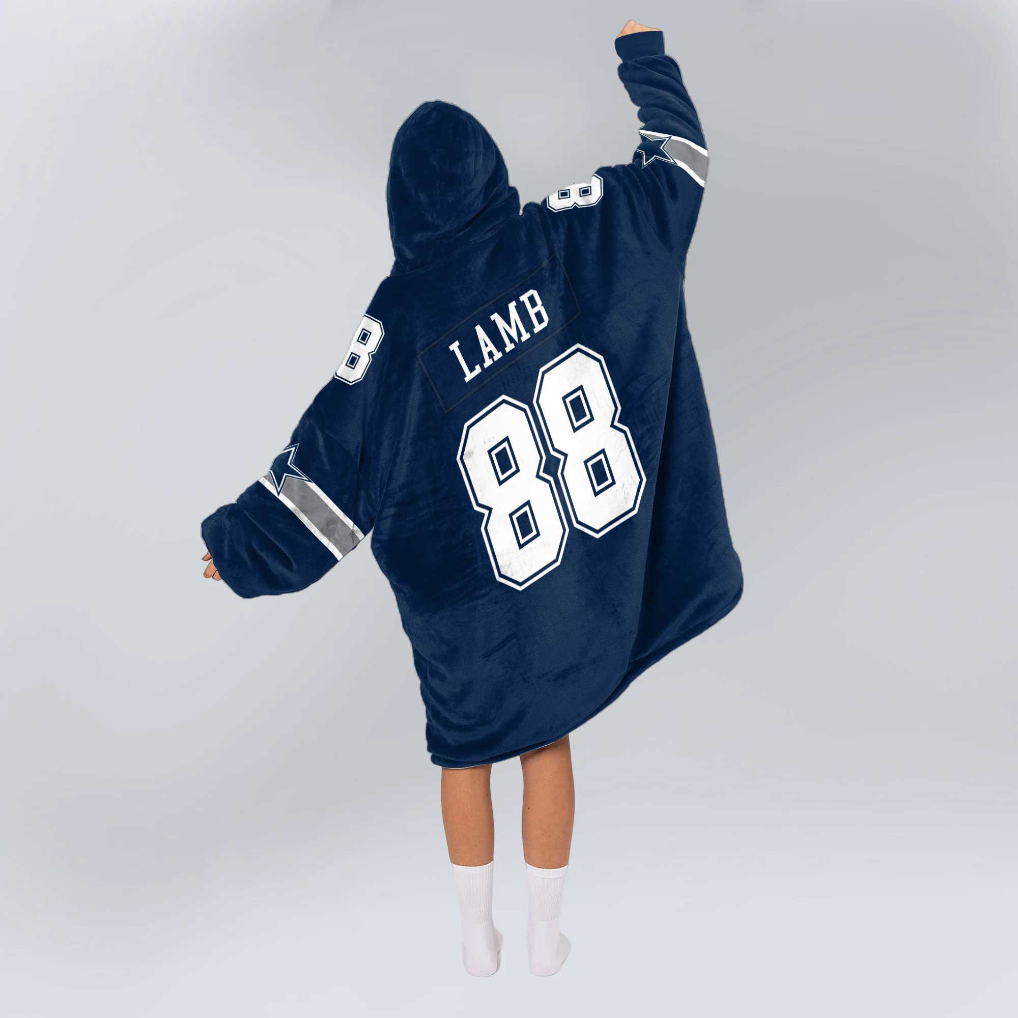 Adult C.D.L 88 Dallas Football Unisex Blanket Hoodie
