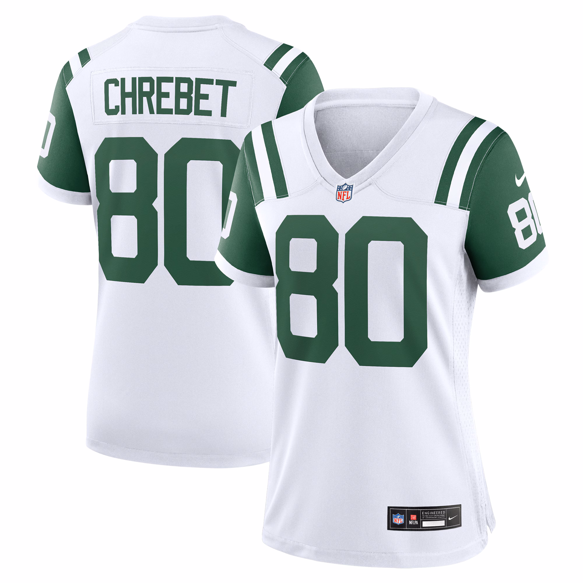 Wayne Chrebet New York Jets Women's Classic Alternate Retired Player Game Jersey - White