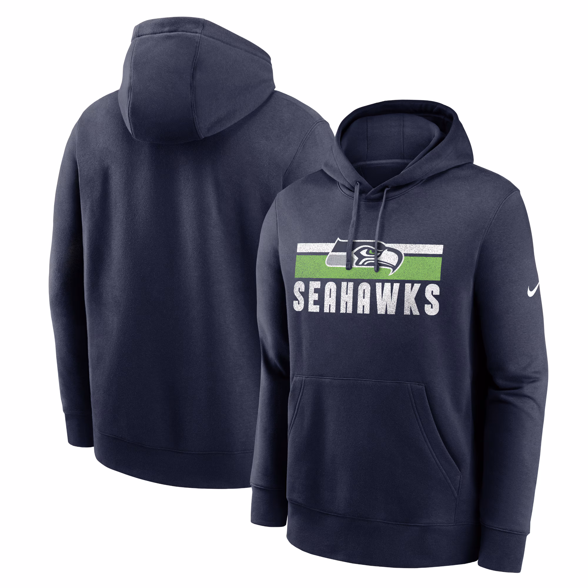 Seattle Seahawks Club Fleece Pullover Hoodie - College Navy