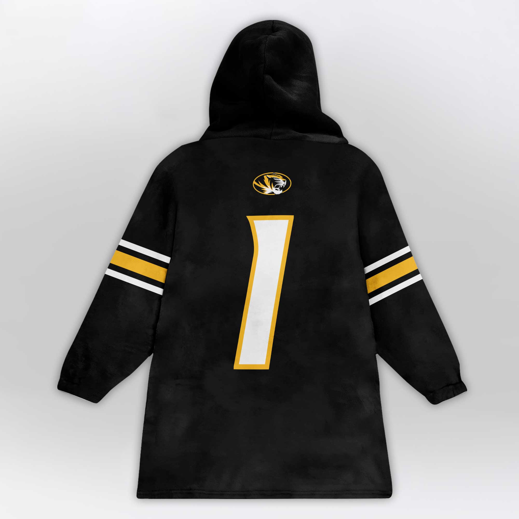 Kid 1 Missouri Football Unisex Blanket Hoodie