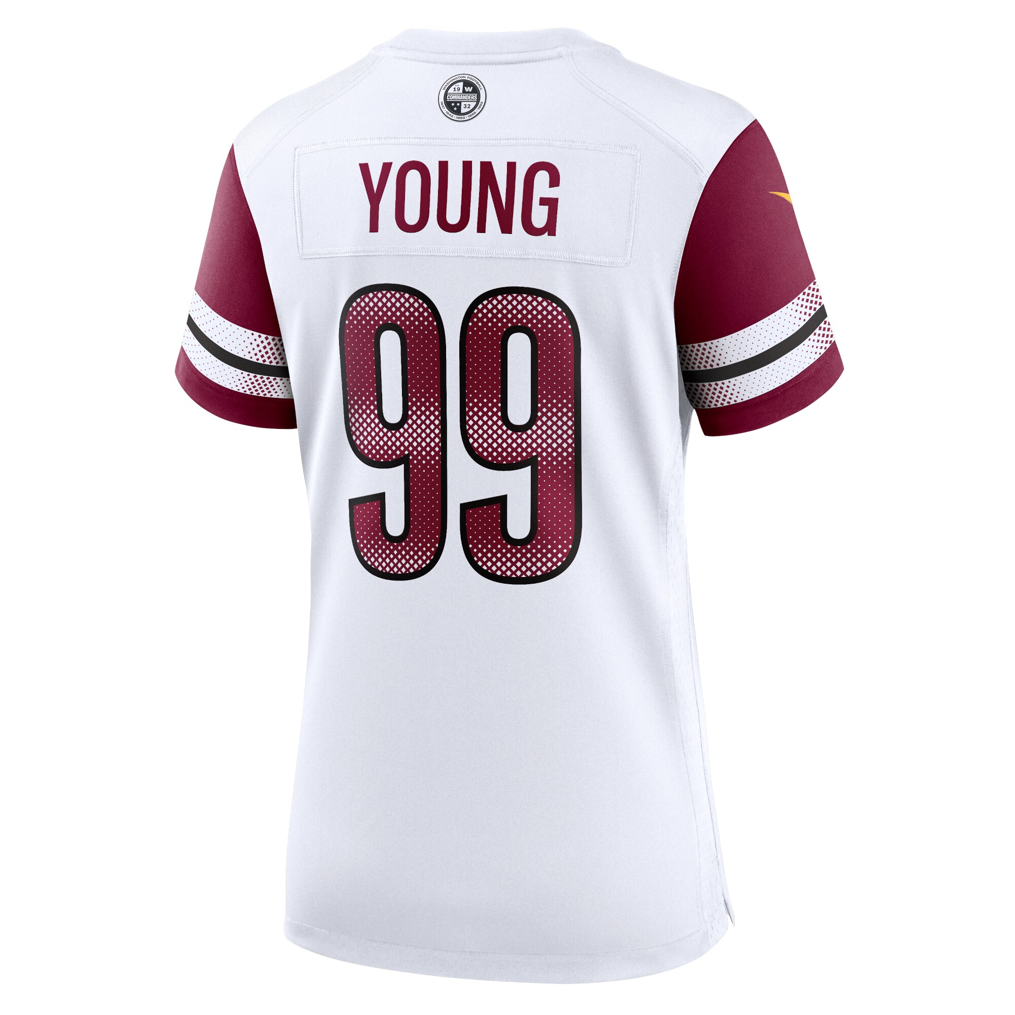 Chase Young Washington Commanders  Women's Game Jersey - White