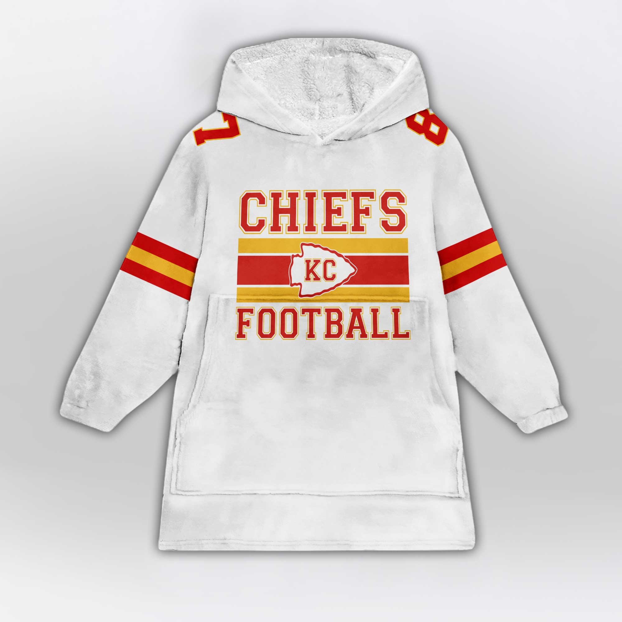 Kansas City Football Unisex Blanket Hoodie