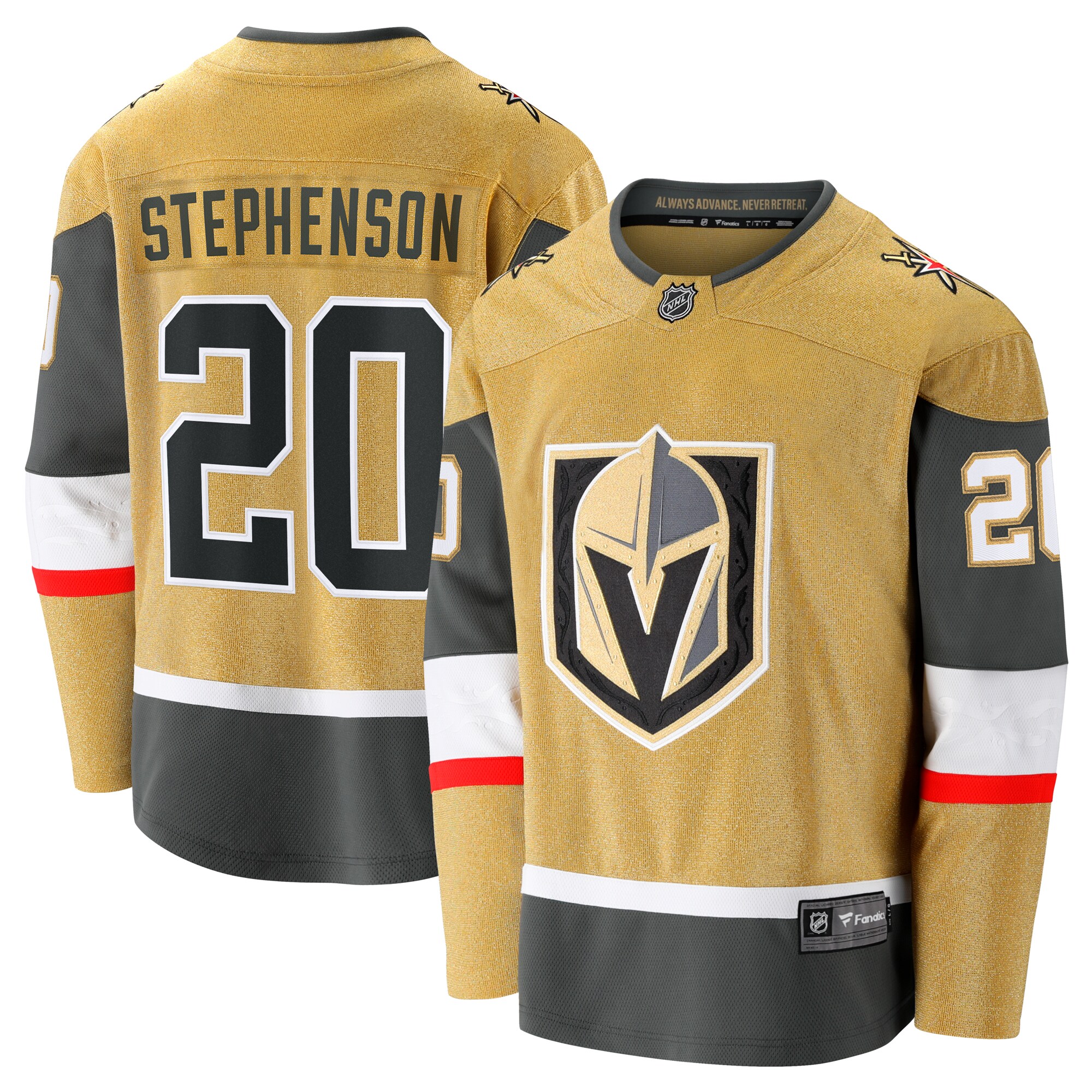 Chandler Stephenson Vegas Golden Knights Home Breakaway Jersey - Gold