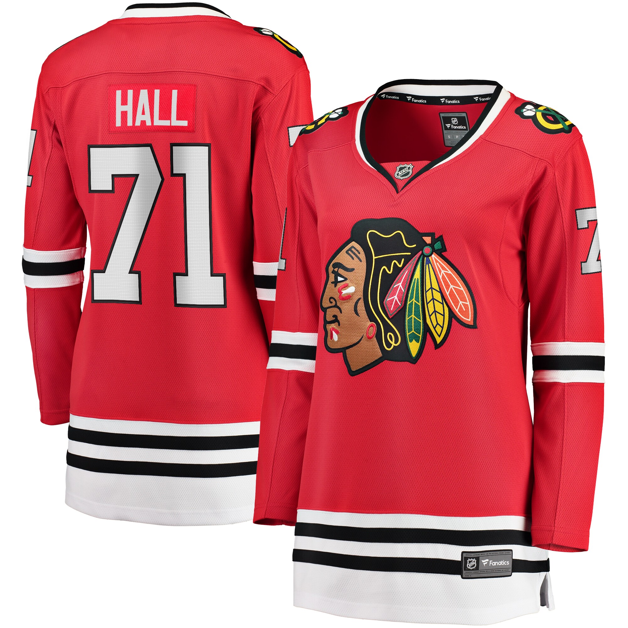 Taylor Hall Chicago Blackhawks Women's Home Breakaway Player Jersey - Red