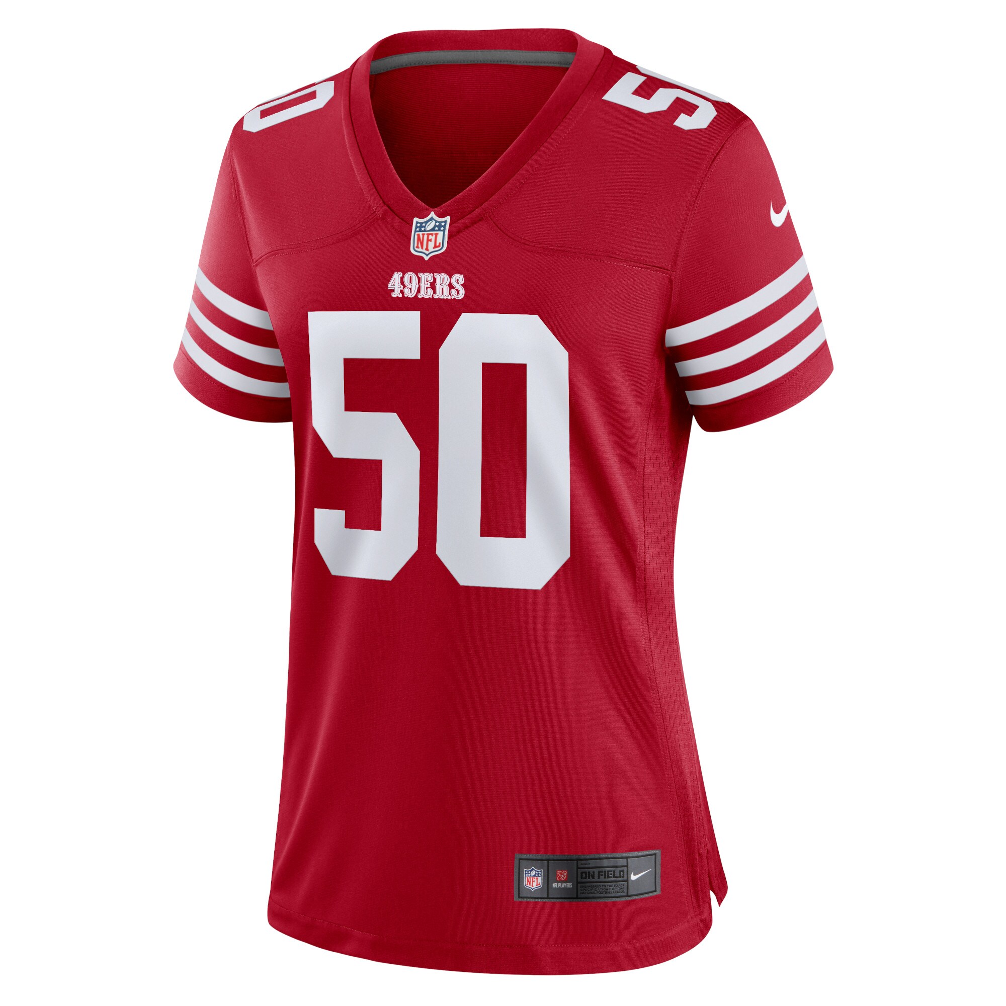 Michael Dwumfour San Francisco 49ers  Women's Home Game Player Jersey - Scarlet