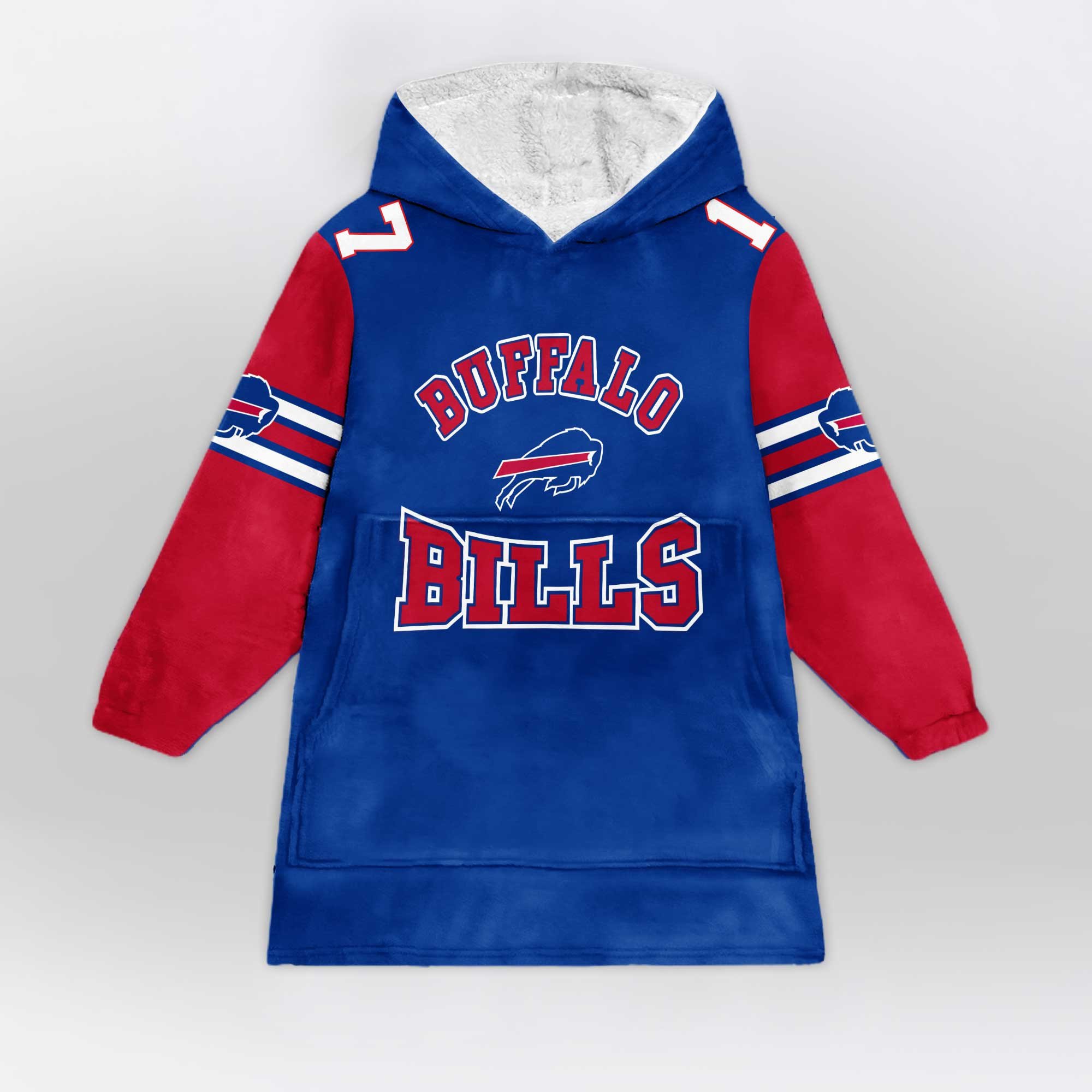 Adult J.A. 17 Buffalo Football Unisex Blanket Hoodie