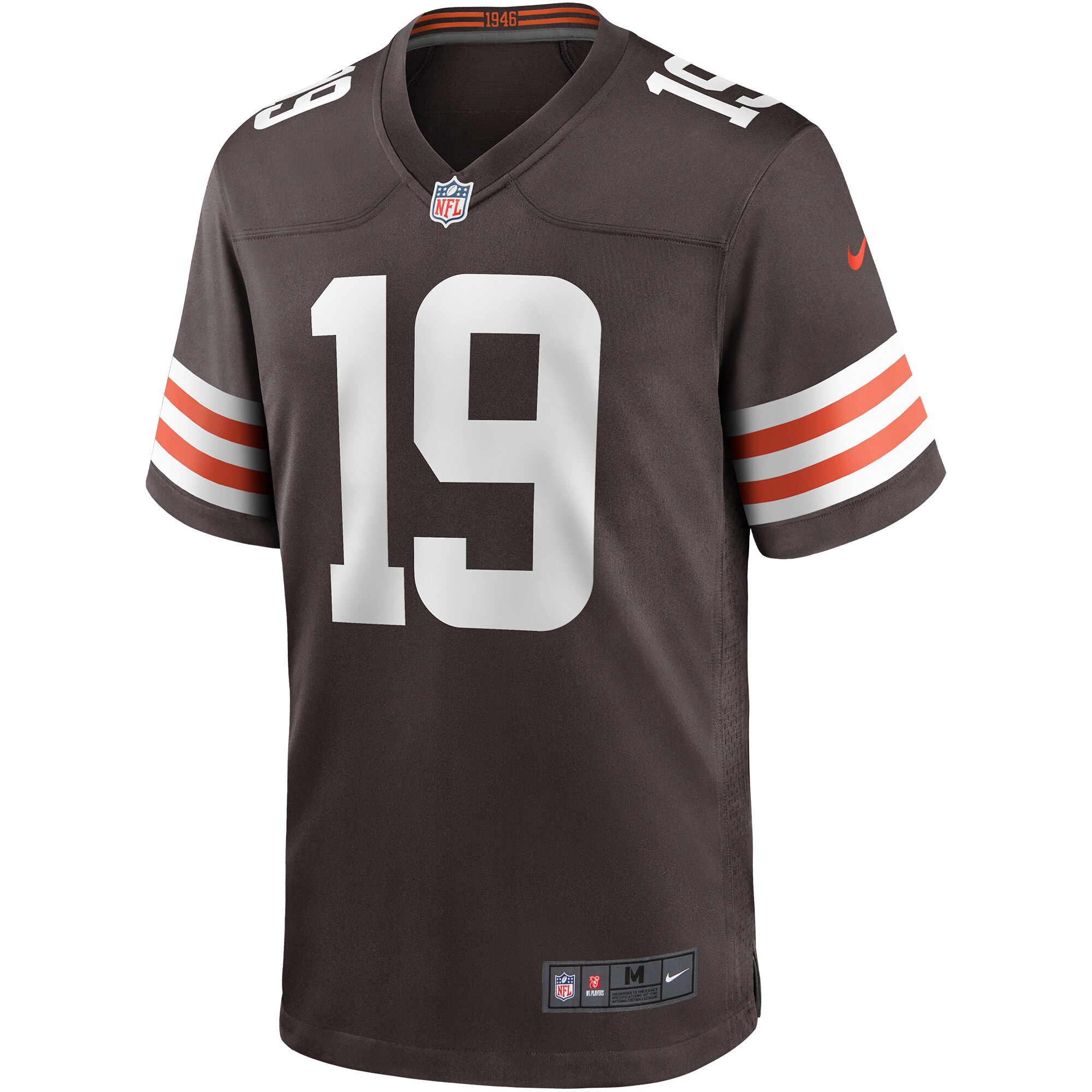 Bernie Kosar #19 Cleveland Browns Game Retired Player Jersey - Brown