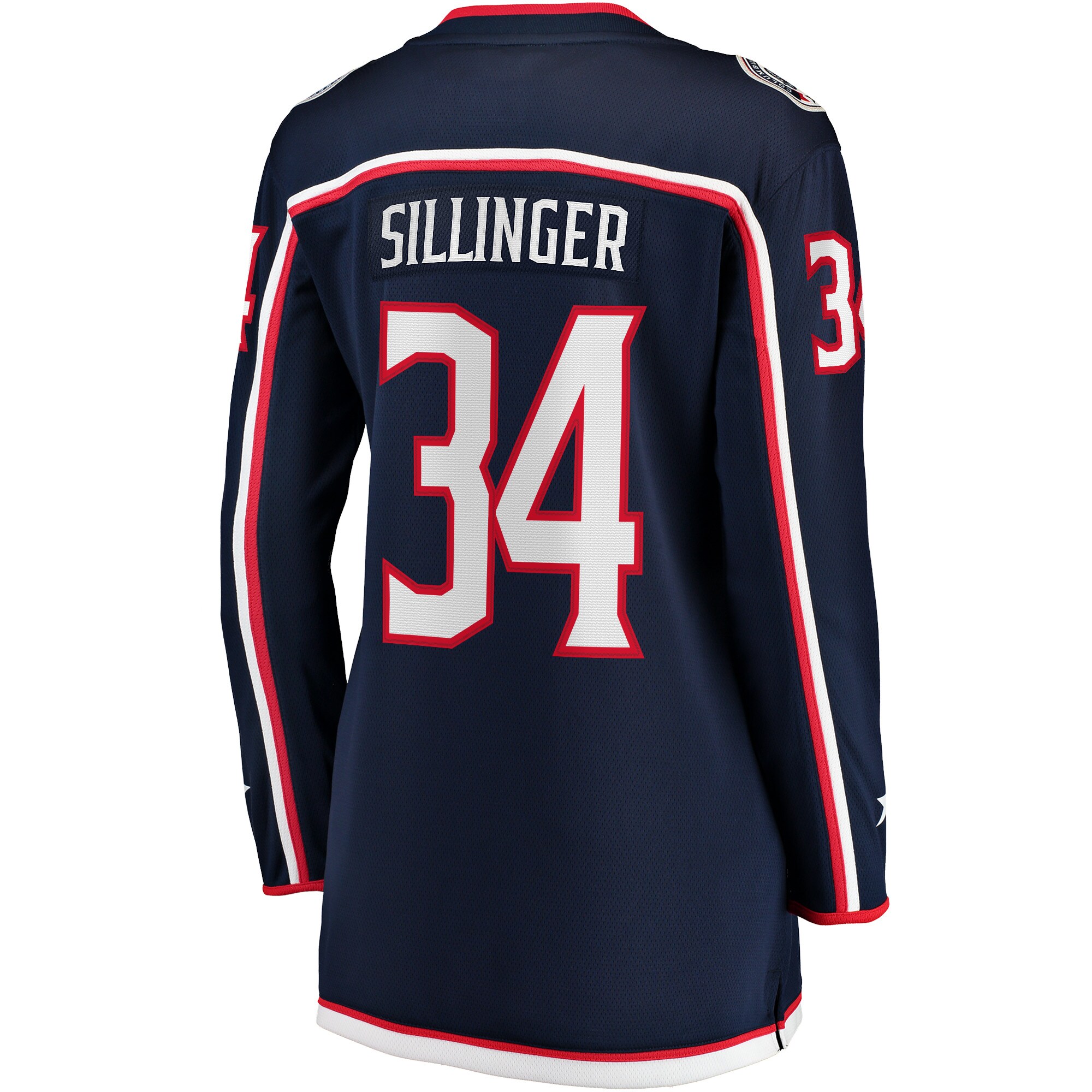 Cole Sillinger Columbus Blue Jackets Women's Home Breakaway Player Jersey - Navy