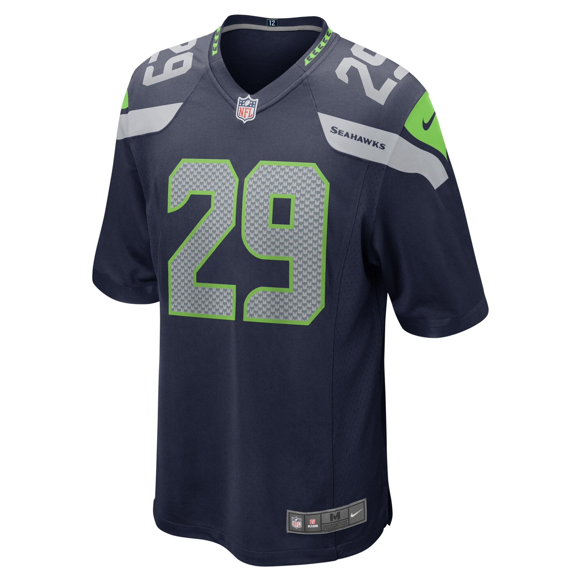 Wayne Gallman Seattle Seahawks  Home Game Player Jersey - College Navy