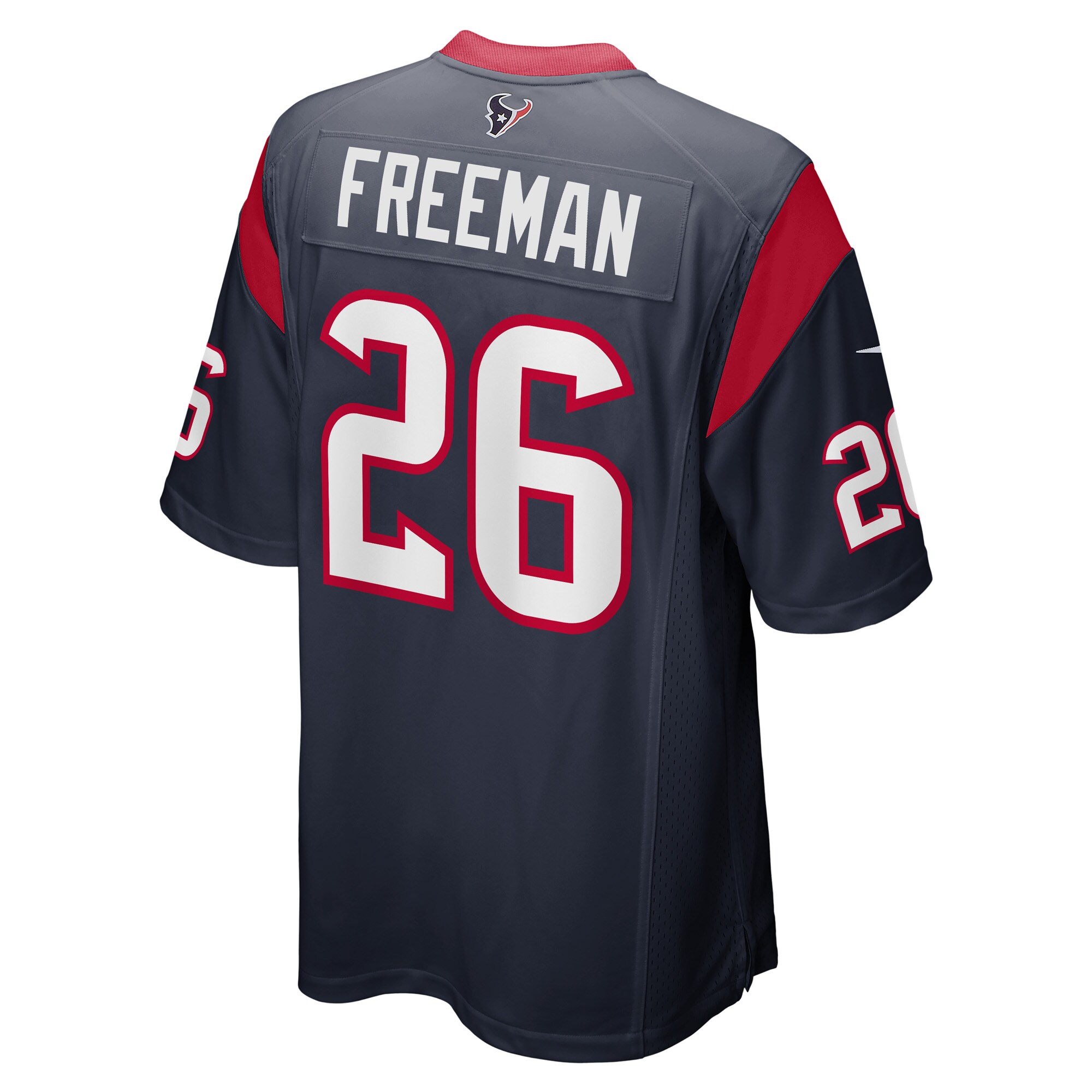 Royce Freeman Houston Texans  Game Player Jersey - Navy