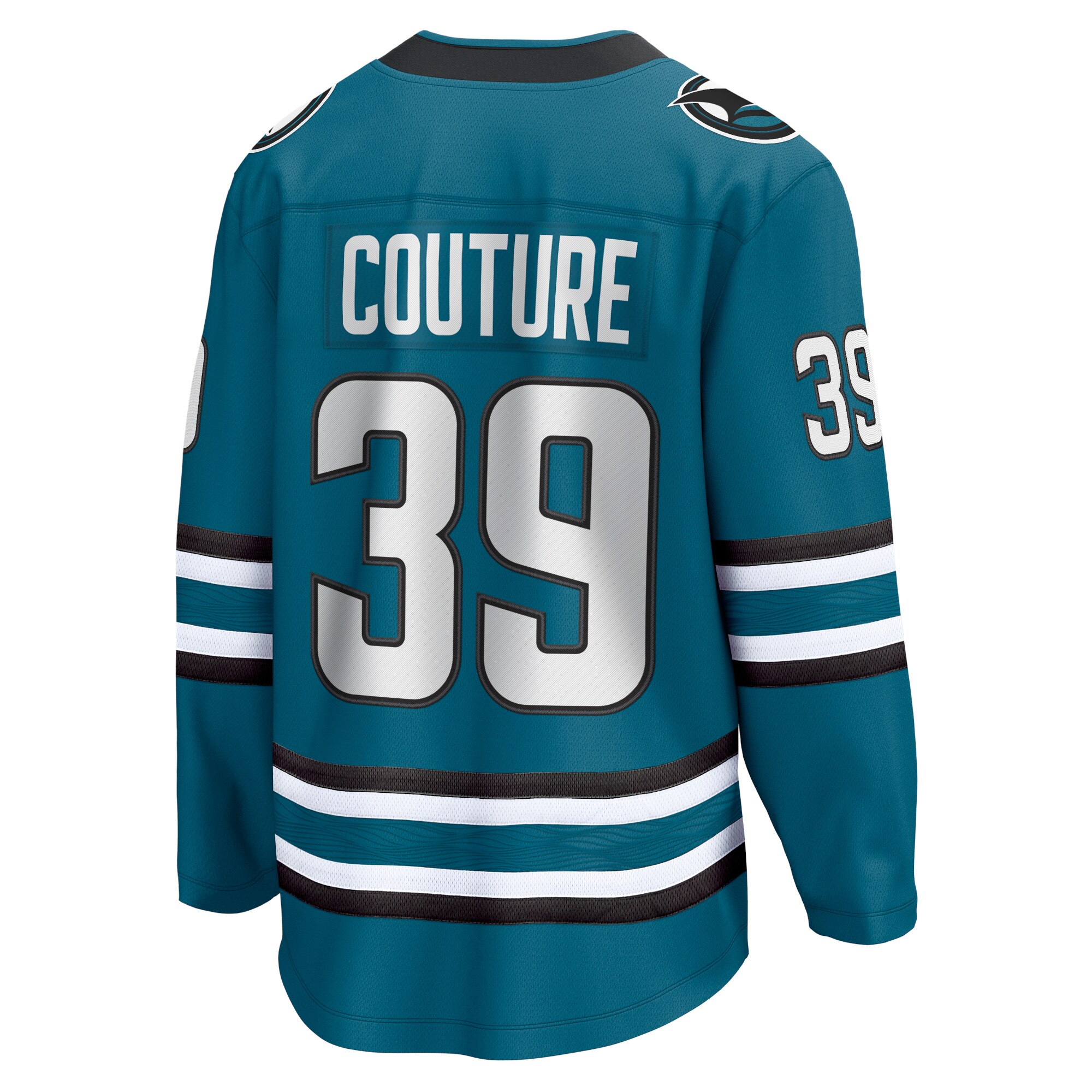 Logan Couture San Jose Sharks Home Premier Breakaway Player Jersey - Teal