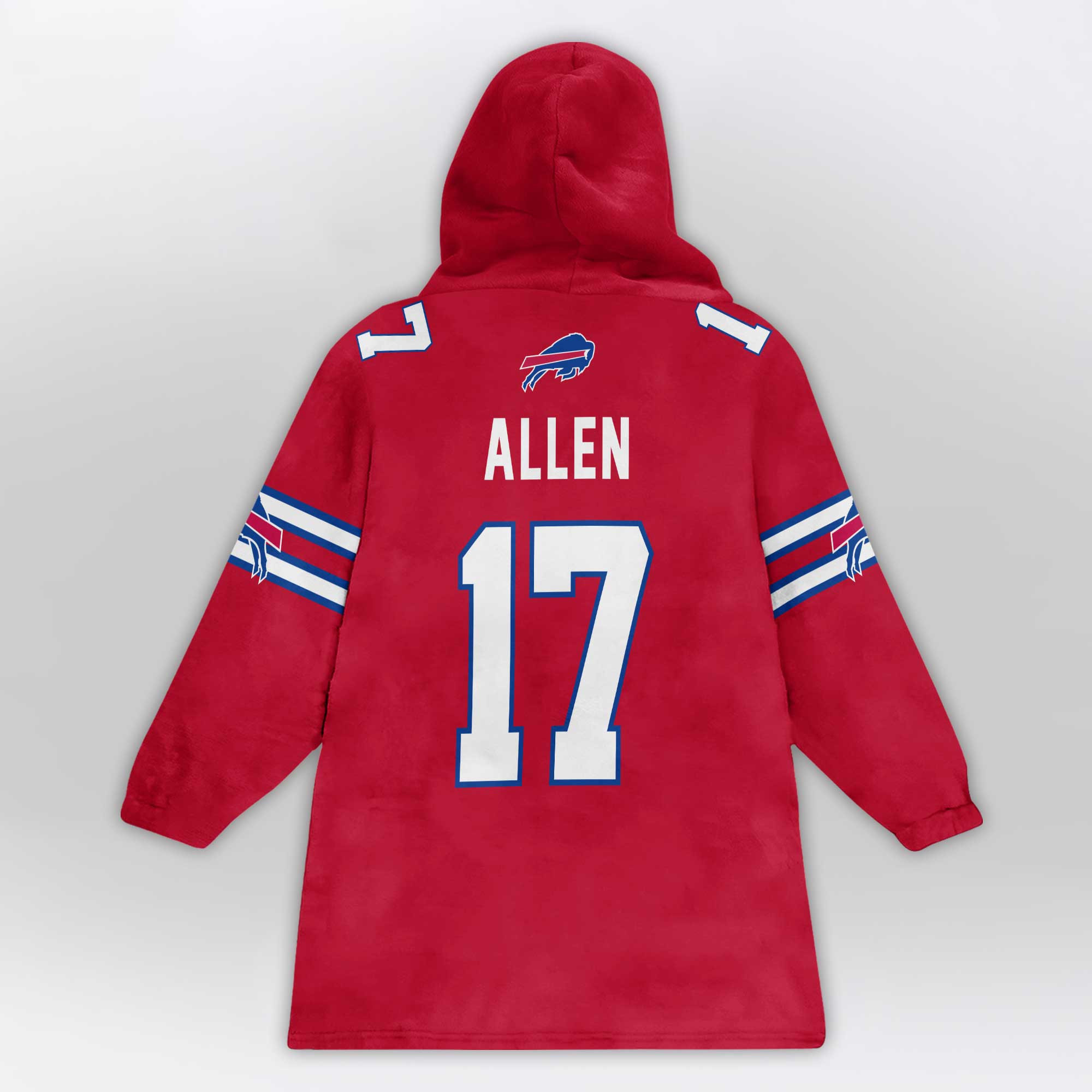 Adult Mafia J.A 17 Buffalo Football Unisex Blanket Hoodie