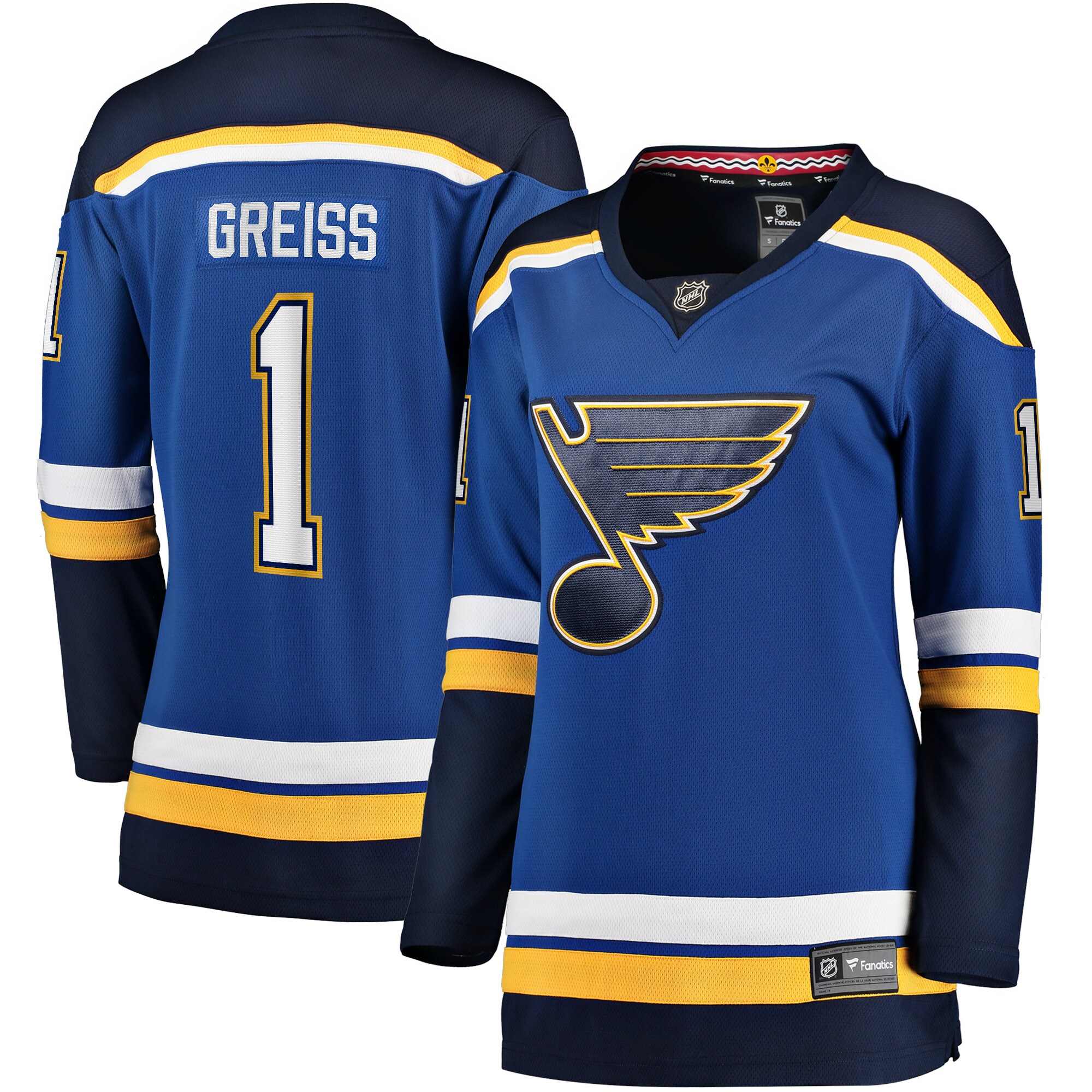 Thomas Greiss St.Louis Blues Women's Home Breakaway Player Jersey - Blue