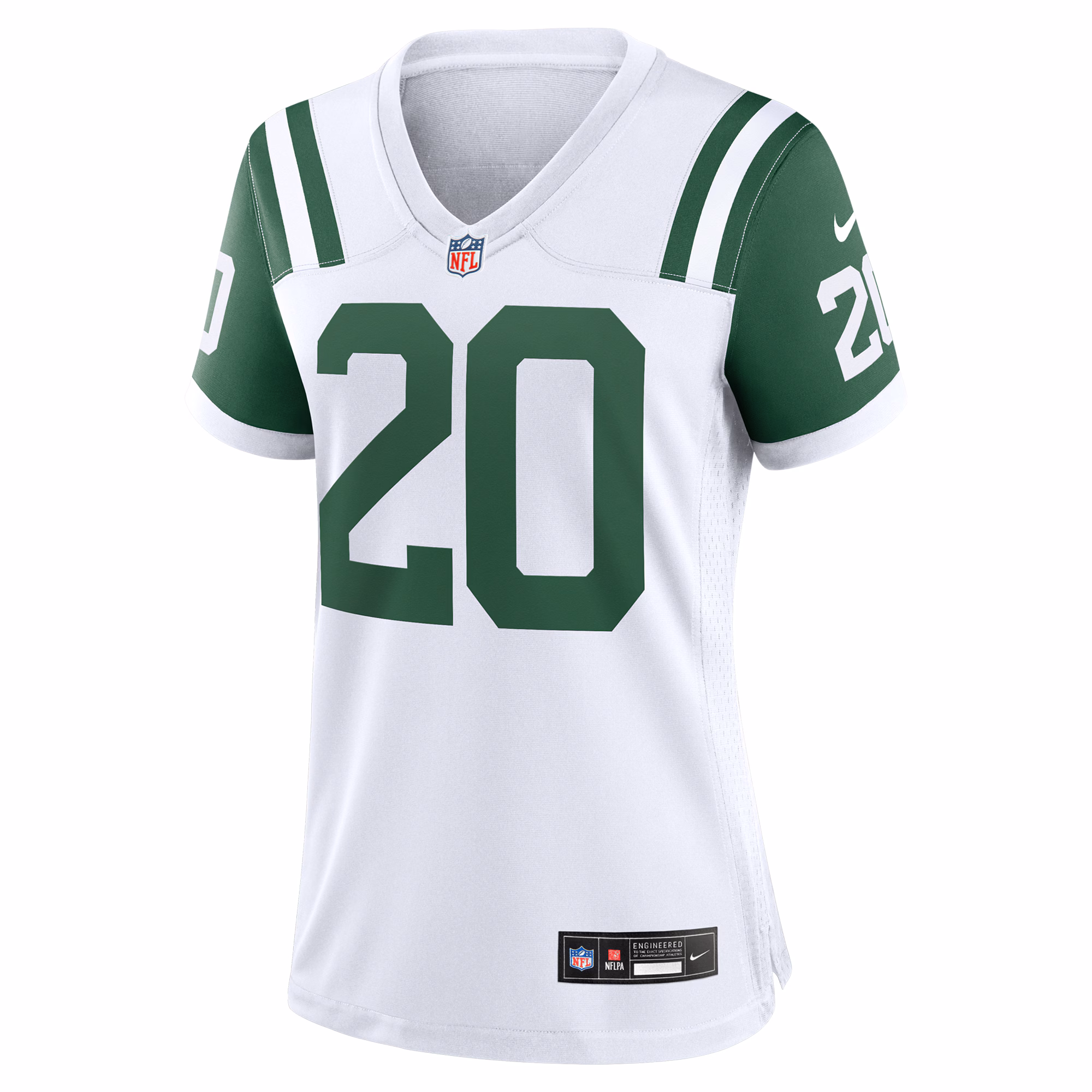 Breece Hall New York Jets Women's Classic Alternate Game Jersey - White