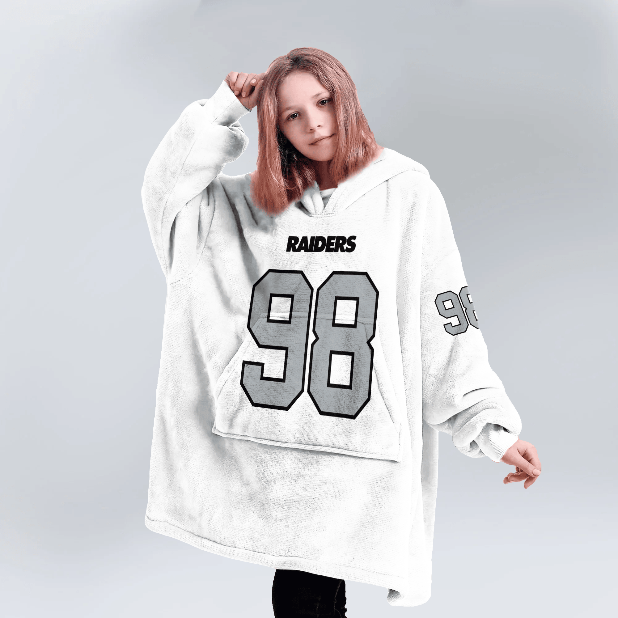 Kid M.C 98 Las Vegas Football Unisex Blanket Hoodie