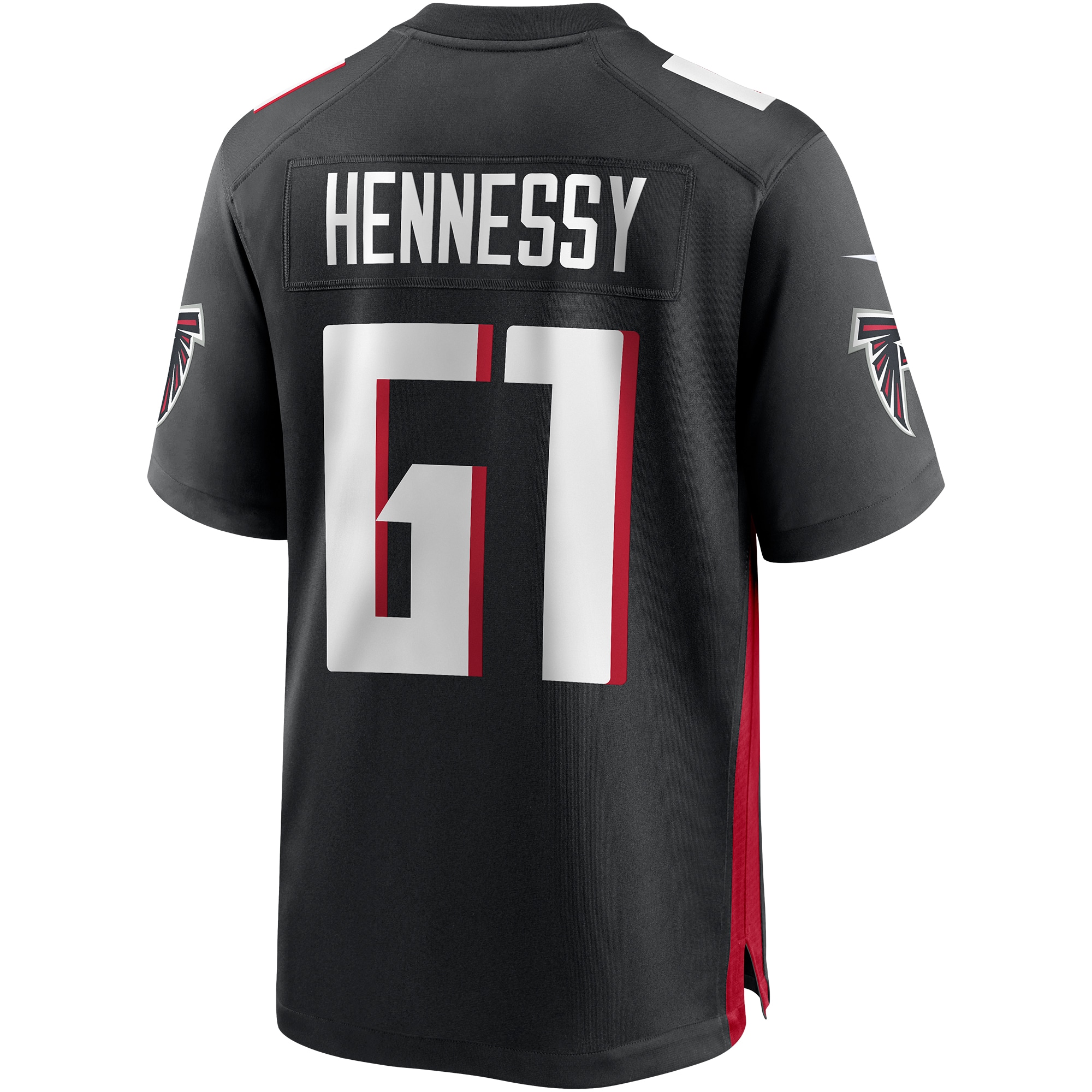 Matt Hennessy Atlanta Falcons Player Game Jersey - Black
