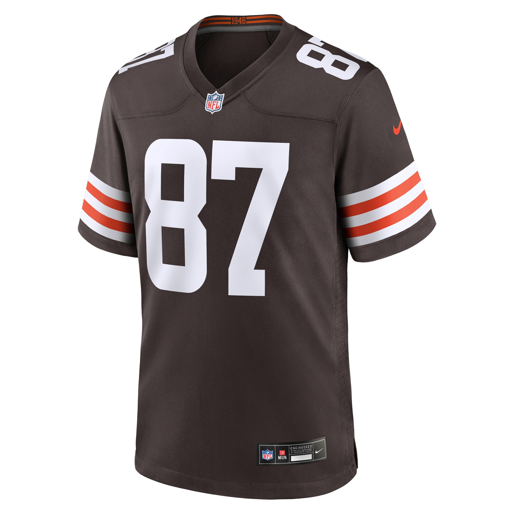 Giovanni Ricci Cleveland Browns  Game Jersey -  Brown