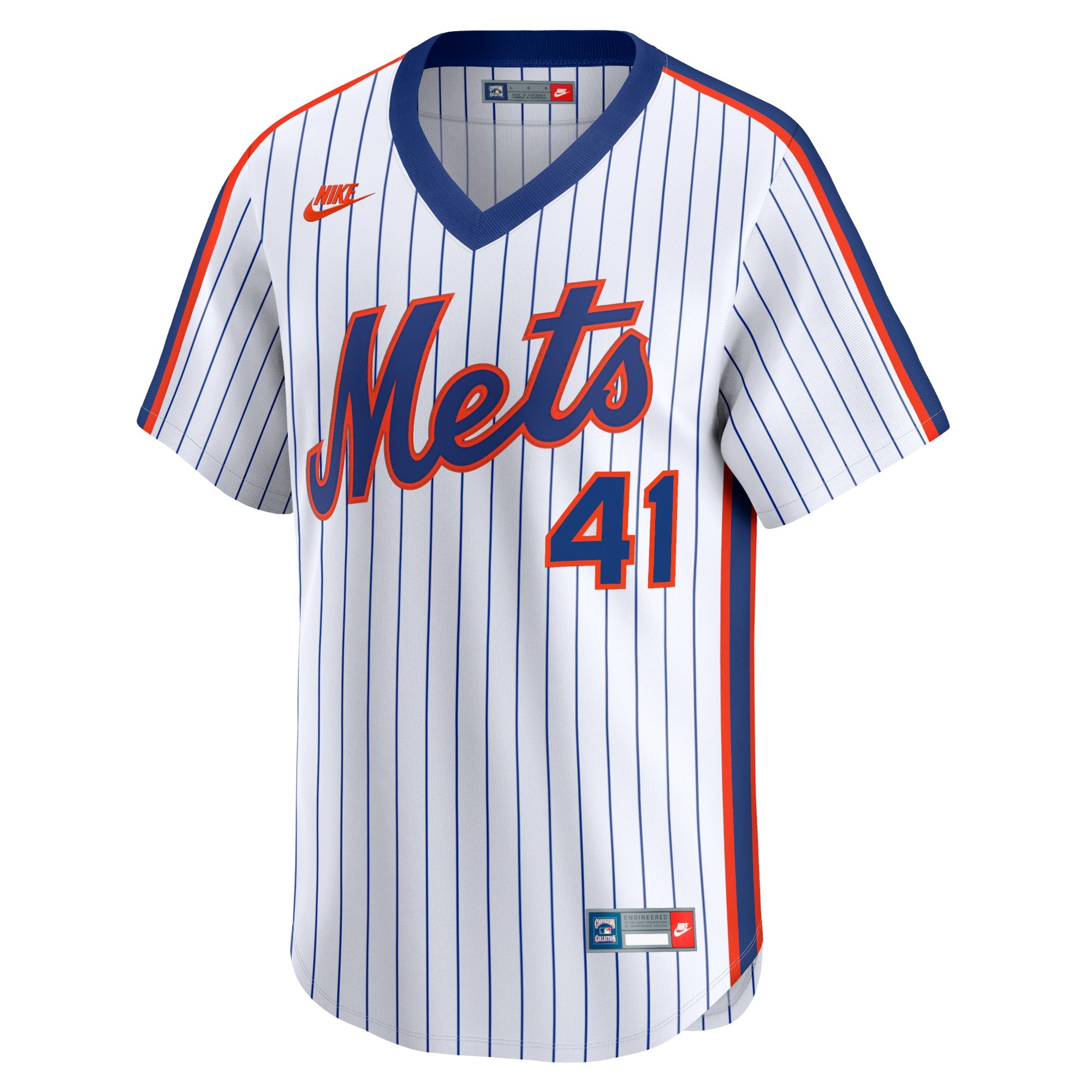 Men's New York Mets Tom Seaver  White Throwback Cooperstown Limited Jersey