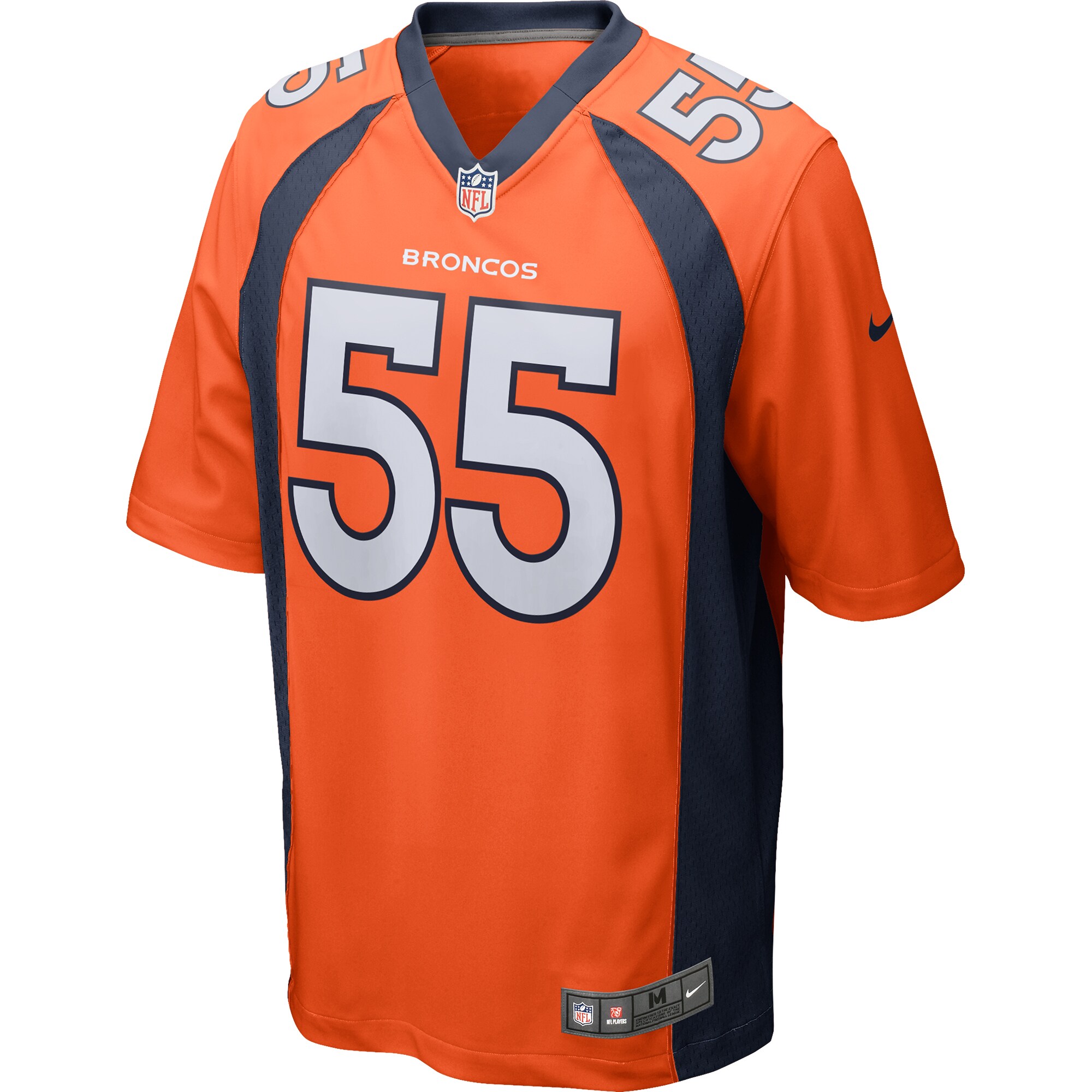 Bradley Chubb Denver Broncos  Game Jersey - Orange