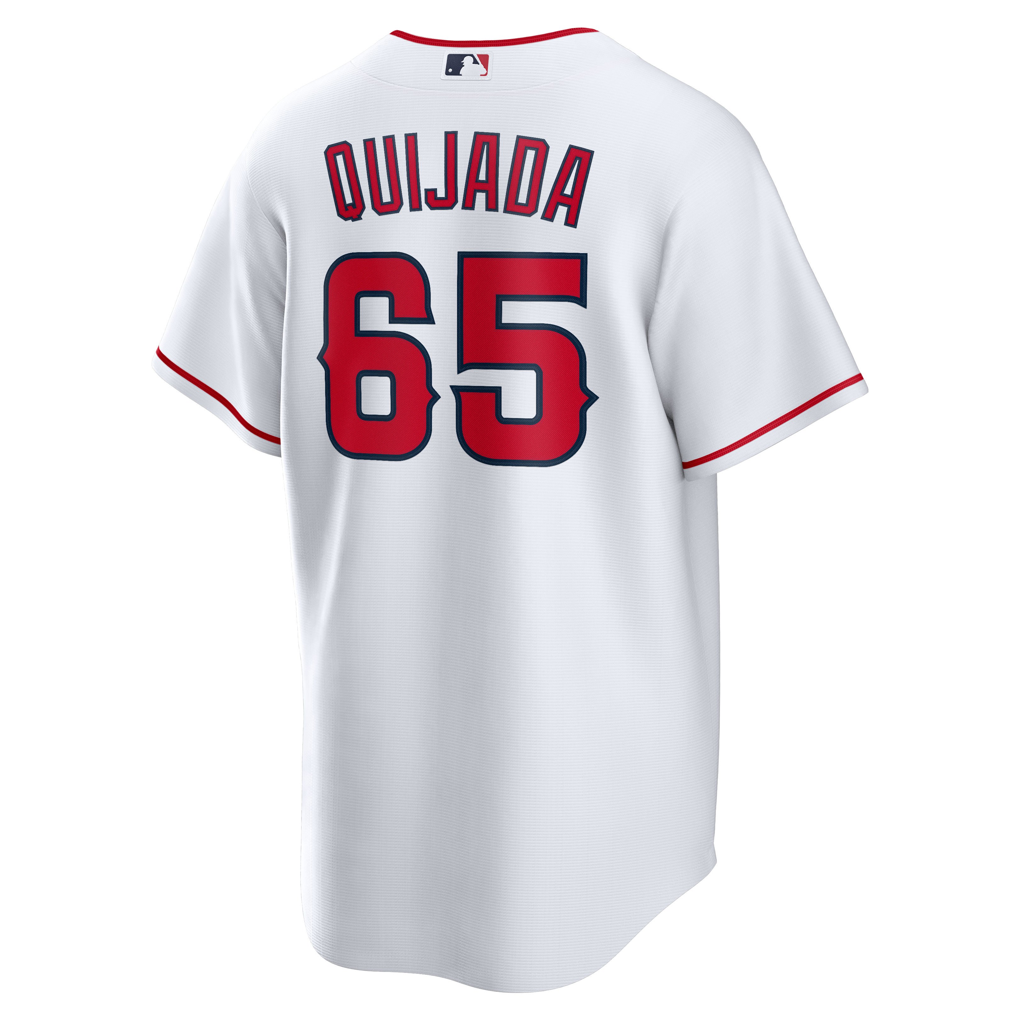 Men's Los Angeles Angels José Quijada  White Home  Replica Player Jersey