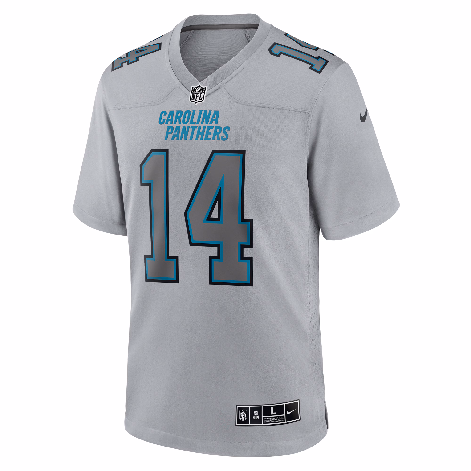 Sam Darnold Carolina Panthers Atmosphere Fashion Game Jersey - Gray