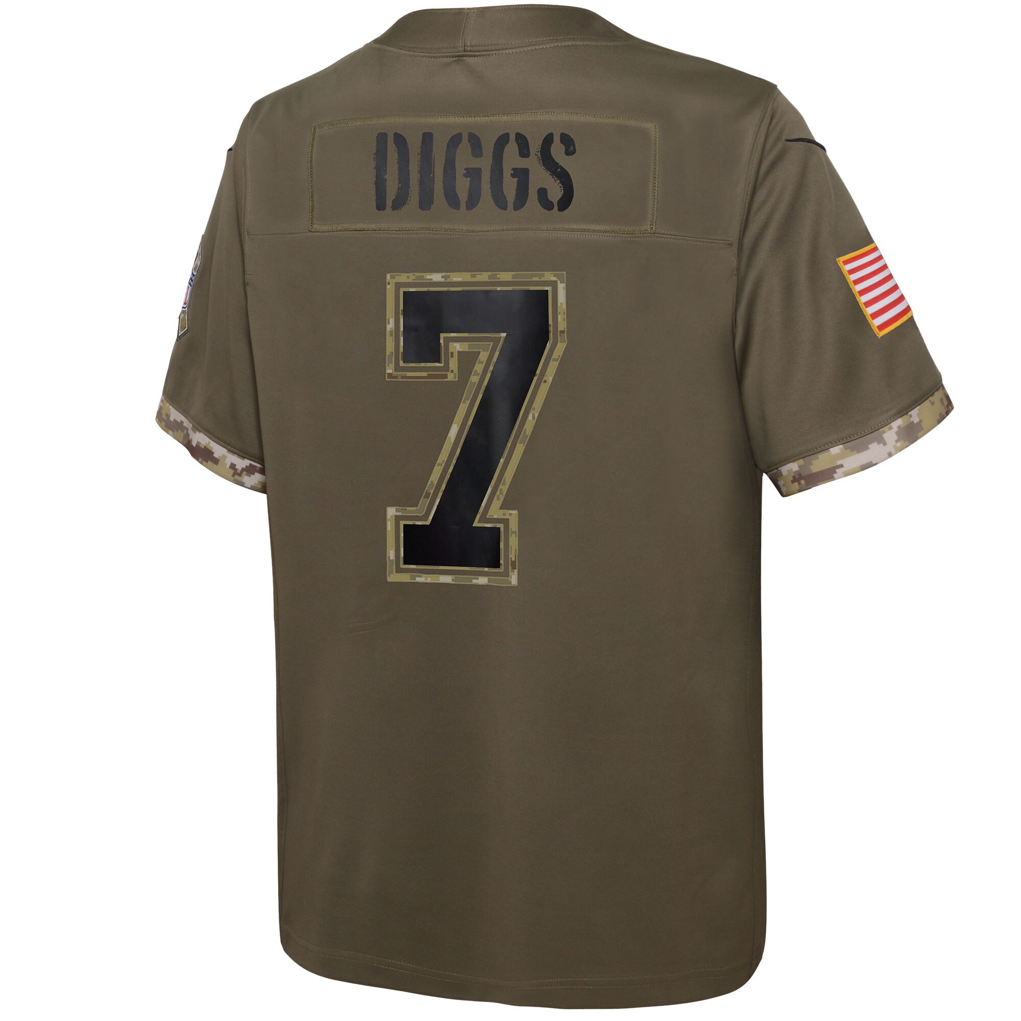 Trevon Diggs Dallas Cowboys  Youth 2022 Salute To Service Player Limited Jersey - Olive