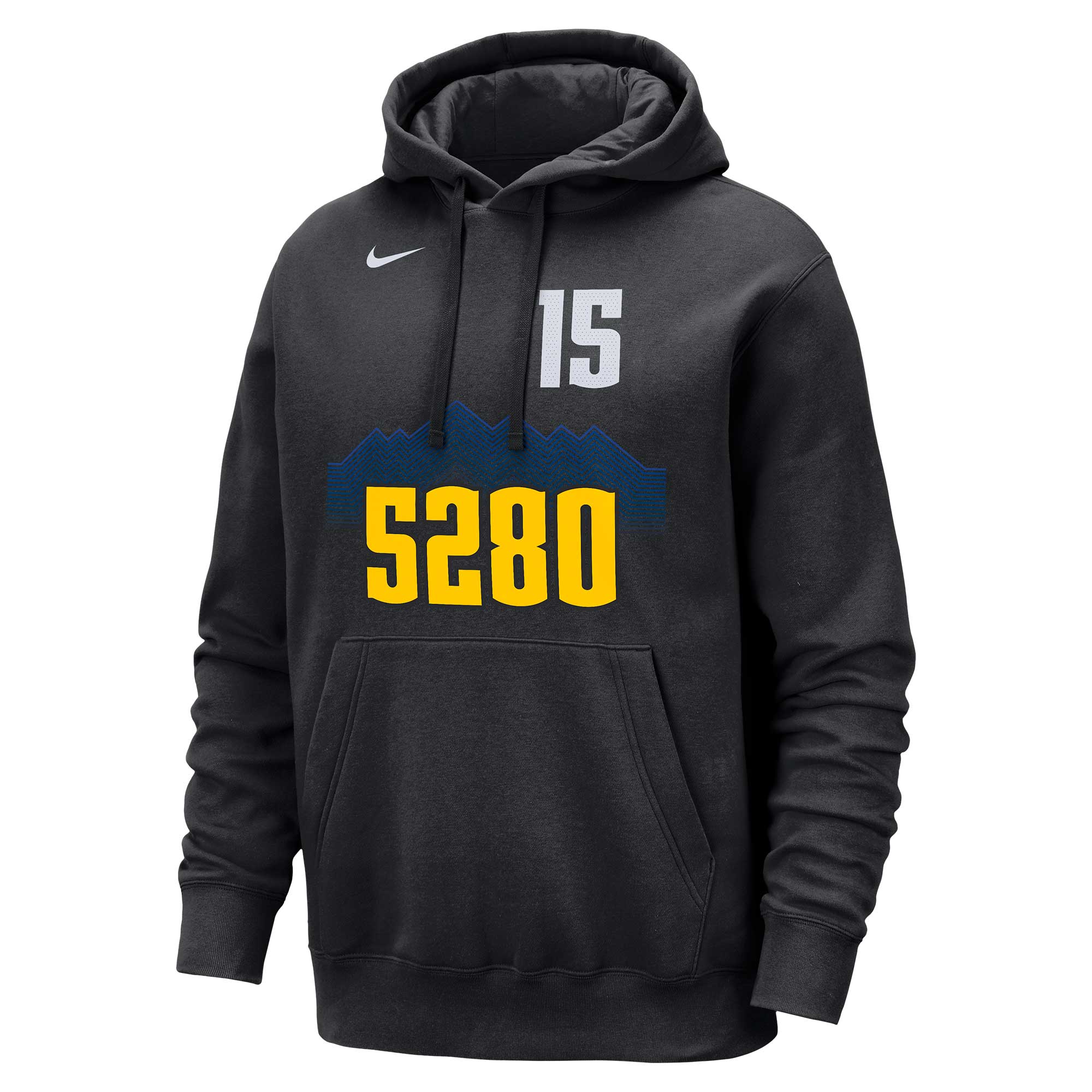 Men's Denver Nuggets Nikola Jokic  Black 2023/24 City Edition Name & Number Pullover Hoodie
